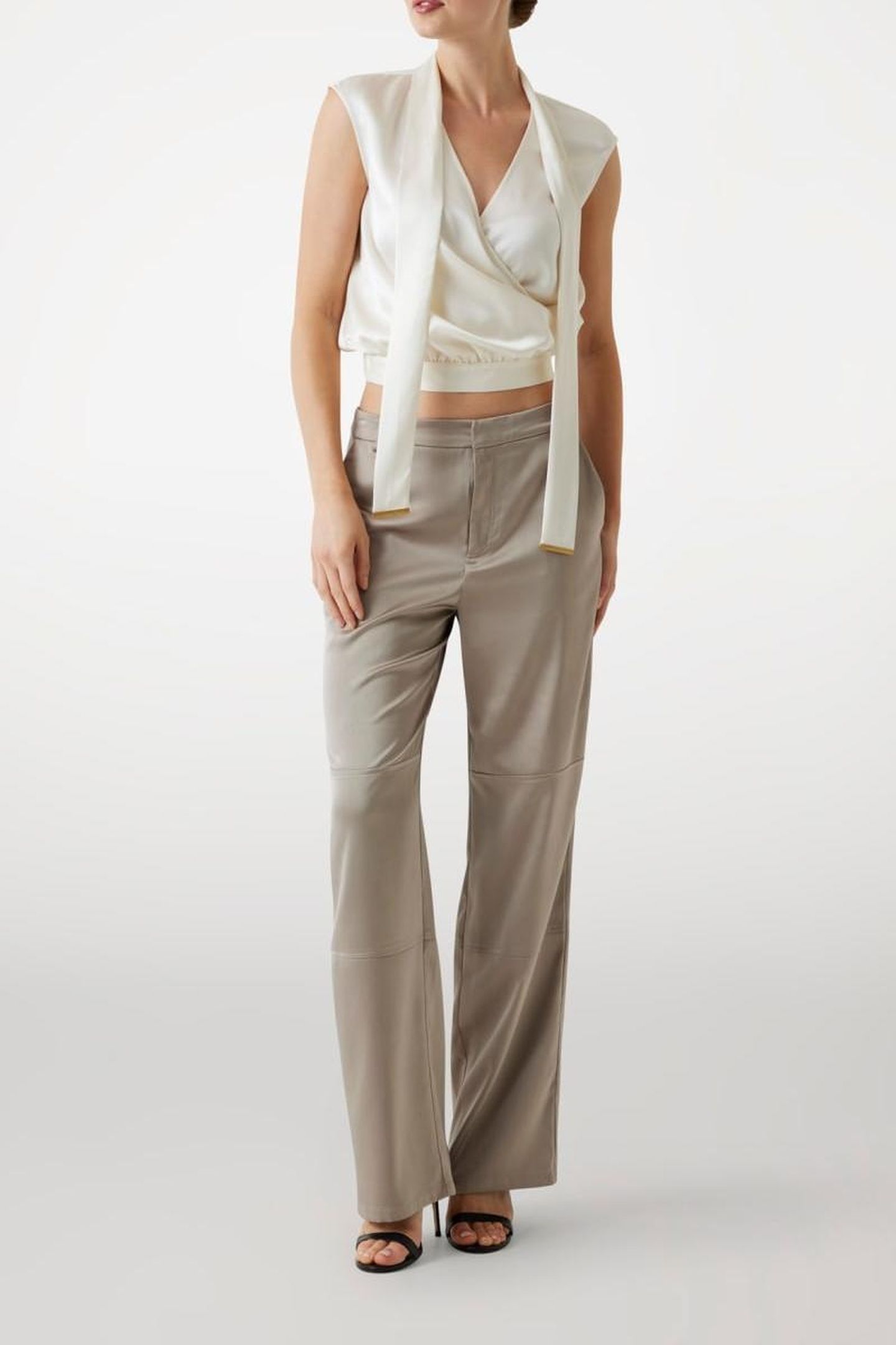 MARCIANO BY GUESS EVA CARGO PANT NATURAL ALMOND 2