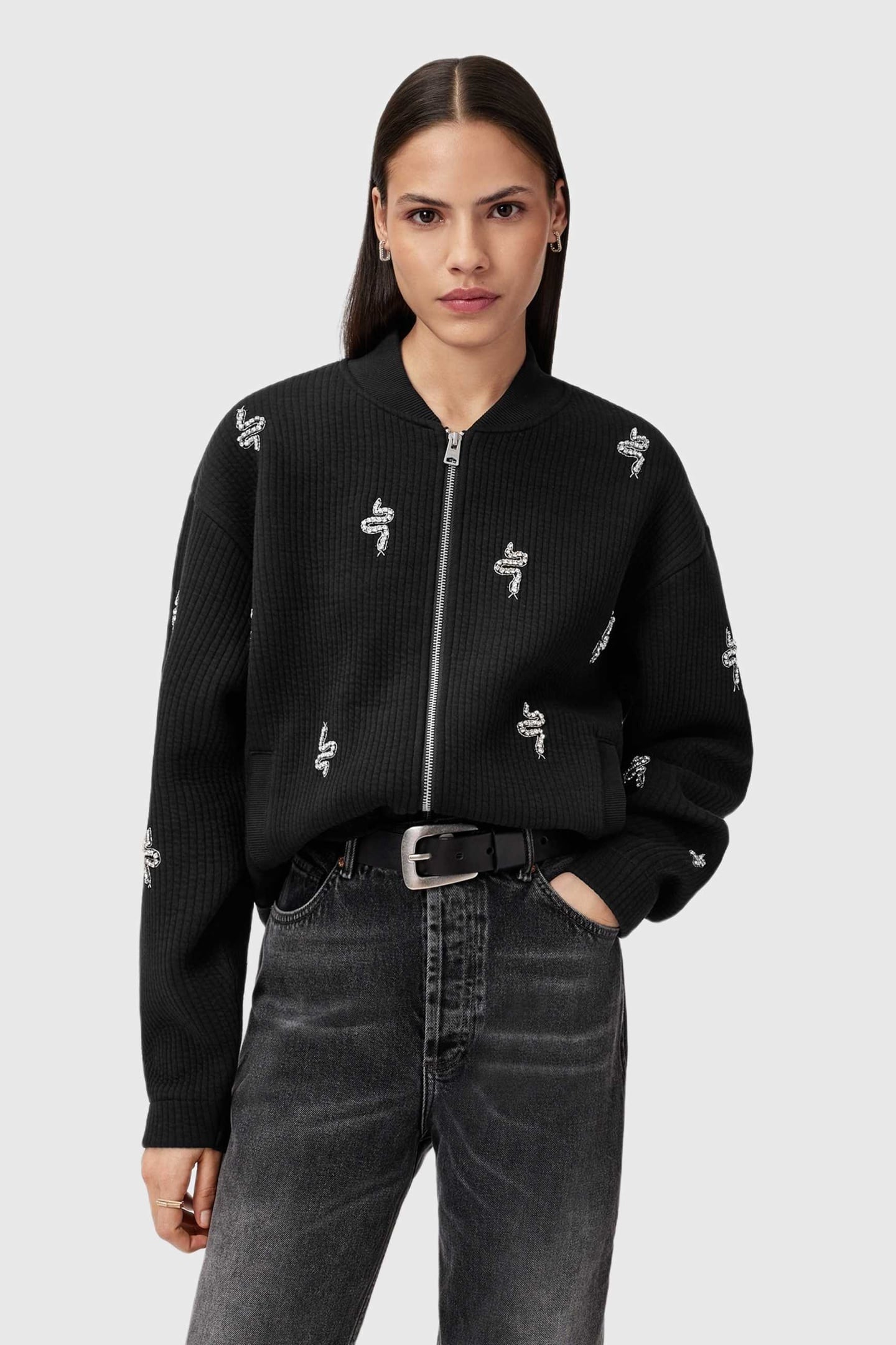 RHEA BEA BOMBER BLACK 1