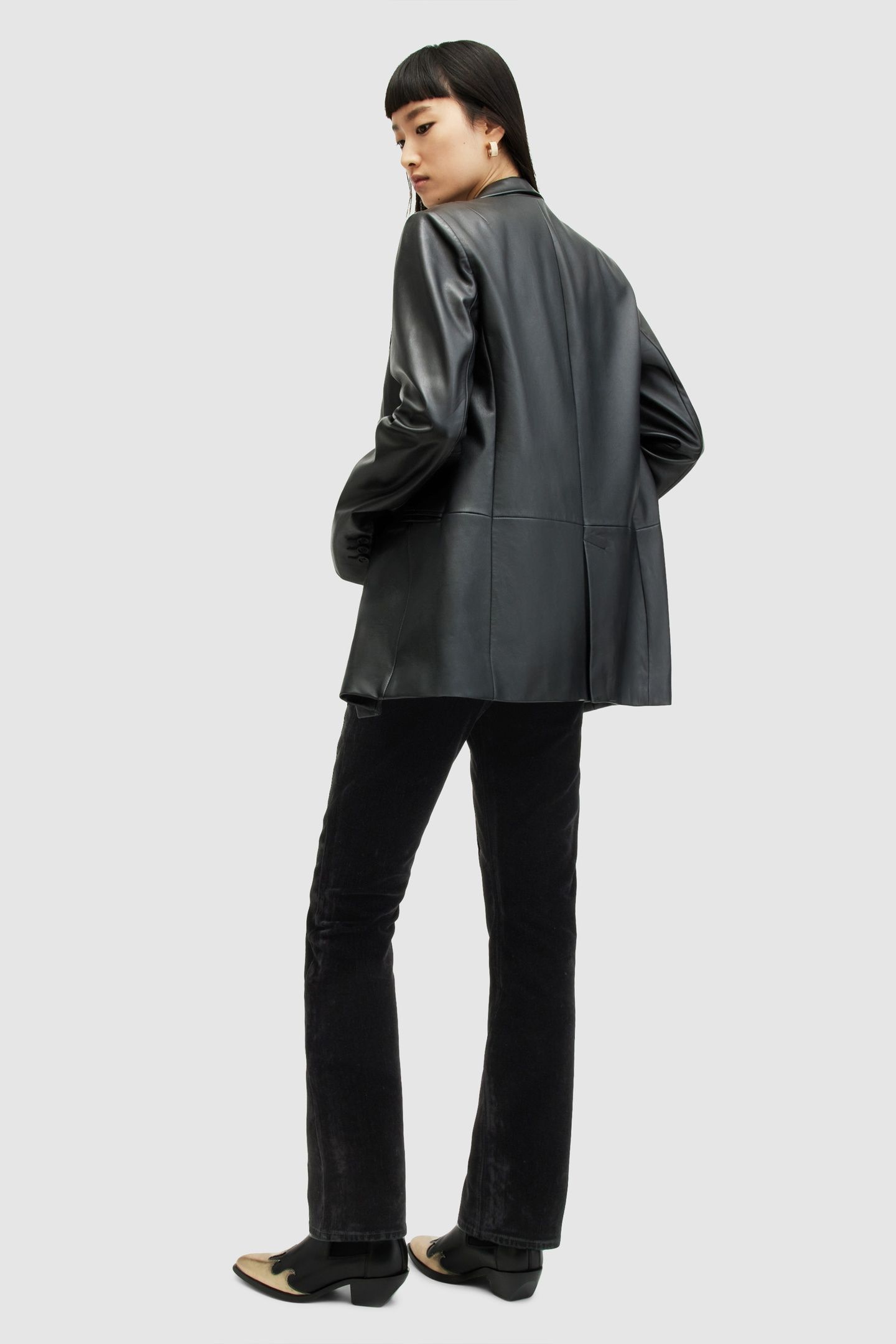 HOLLIS FLOCK BOOTCUT BLACK 3