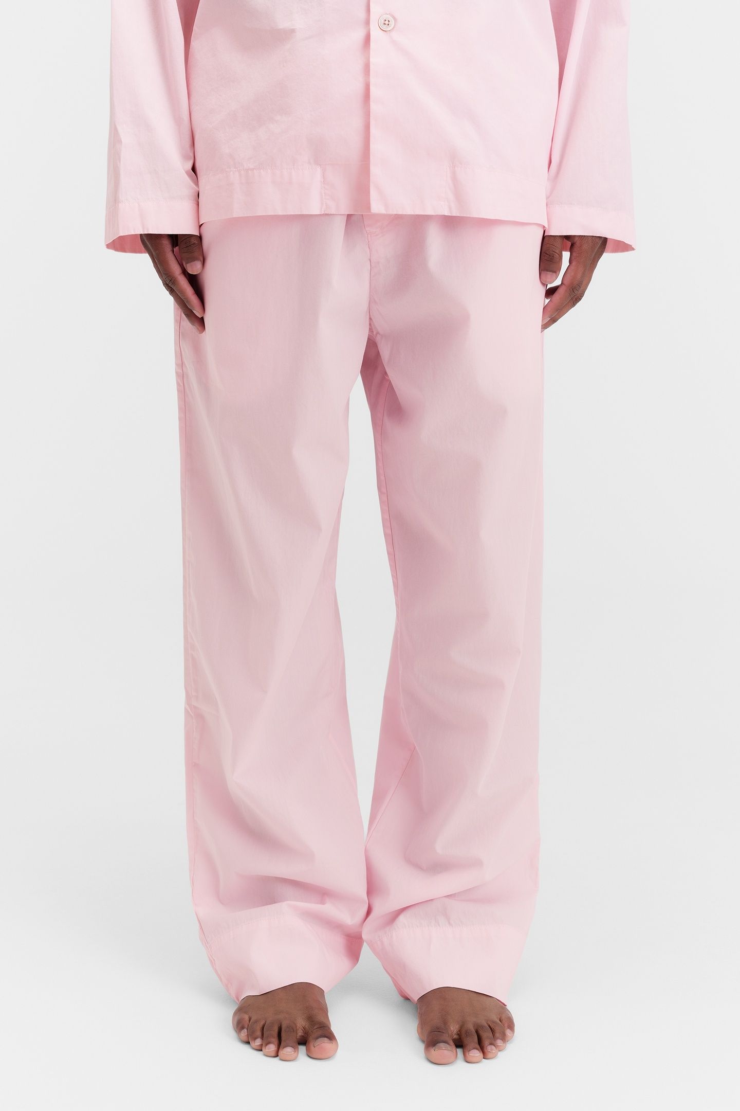 UNISEX POPLIN, PYJAMAS PANTS SOFT PINK 1