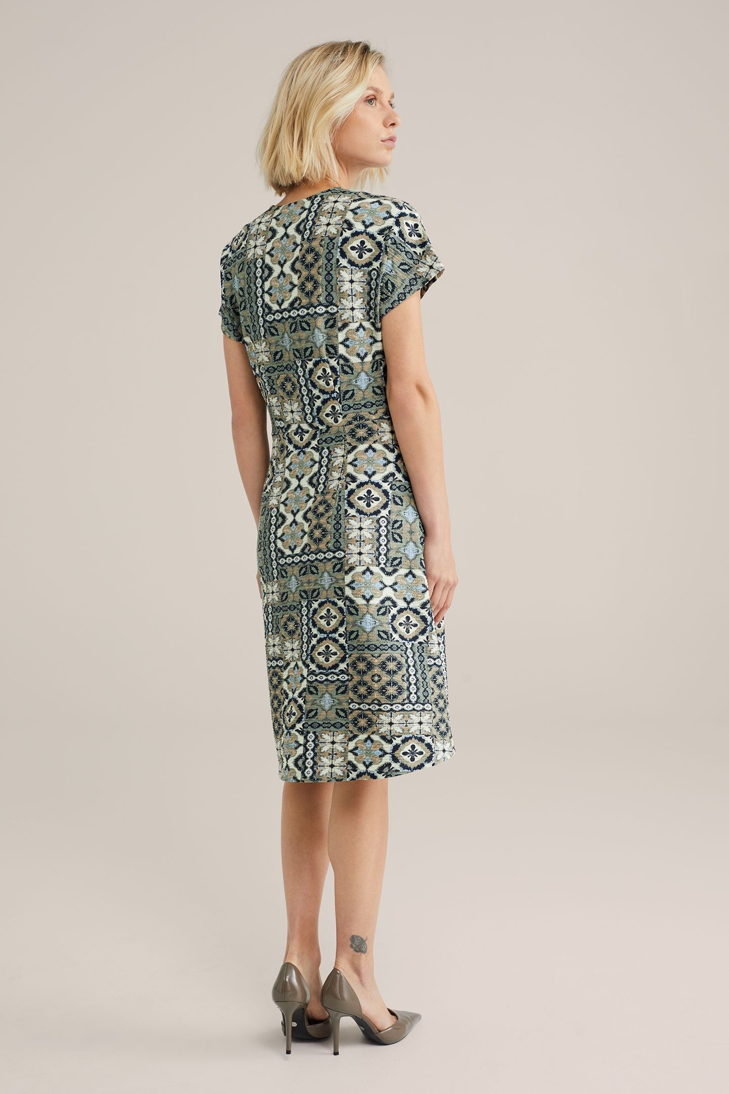 DRESS MID LENGTH GREEN 3