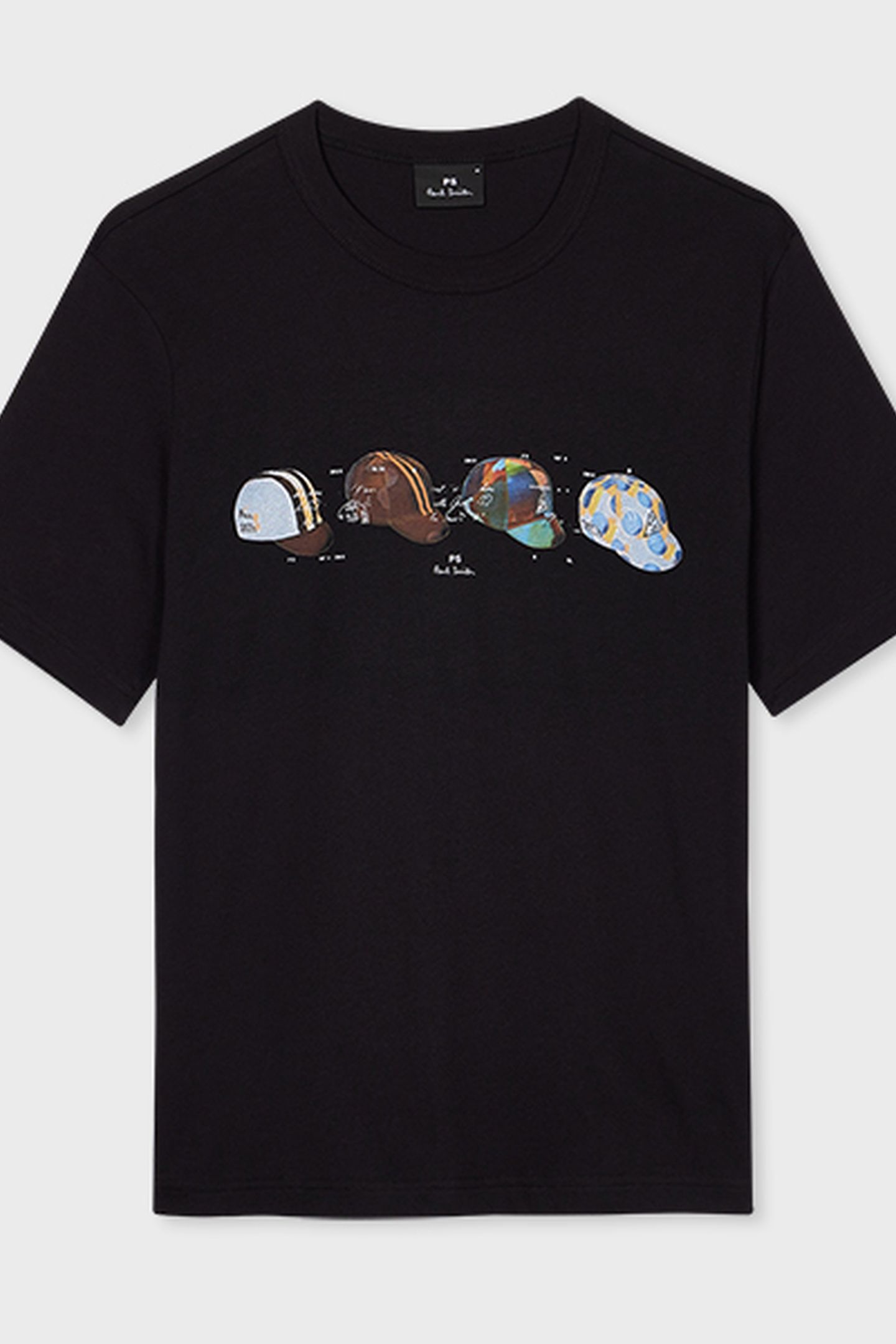 REG FIT T SHIRT CYCLING CAPS BLACK 2