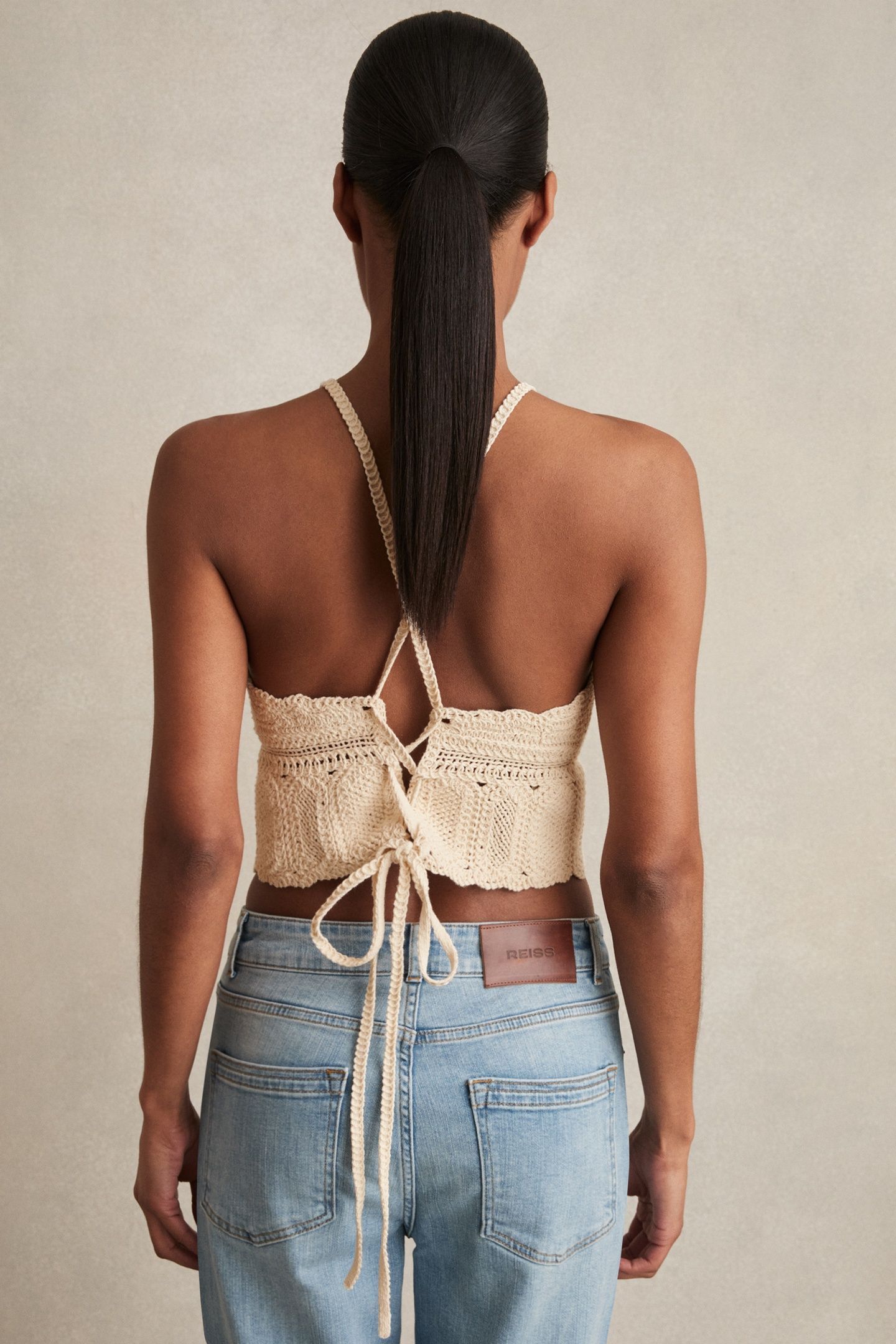 CROCHET TOP CREAM 4