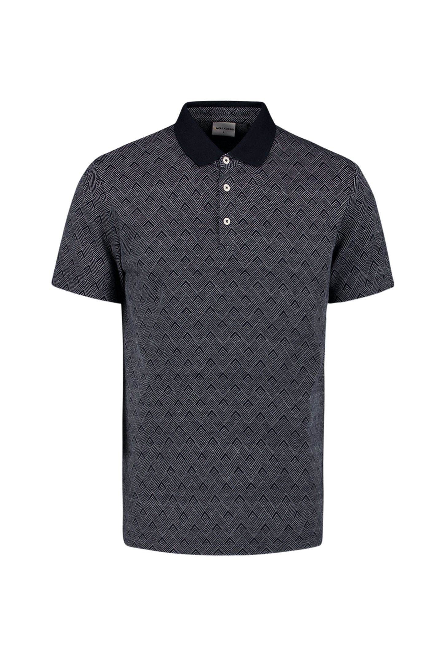 POLO 2 COLOURED JACQUARD DEEP BLUE 5