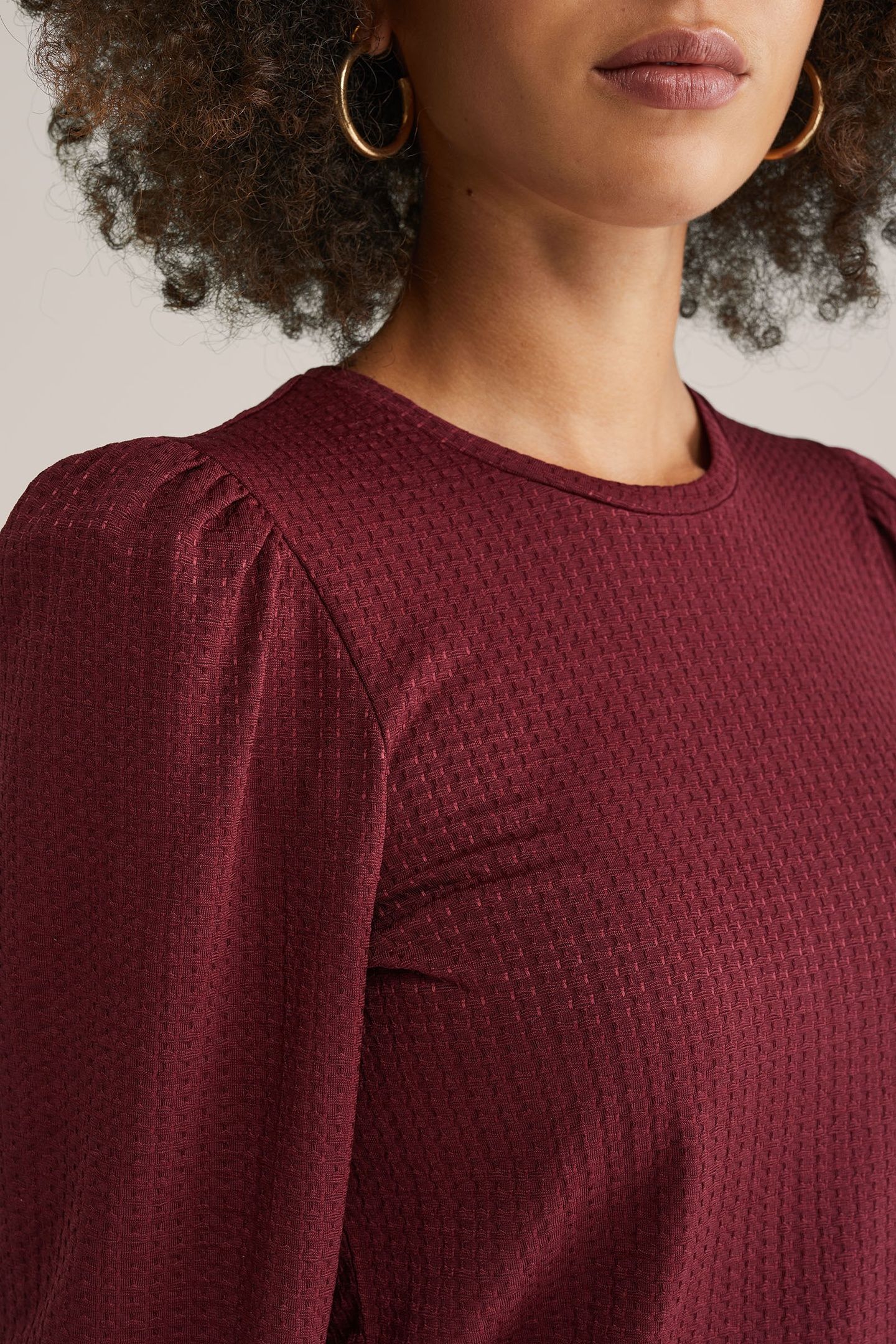 T-SHIRT BURGUNDY RED 5