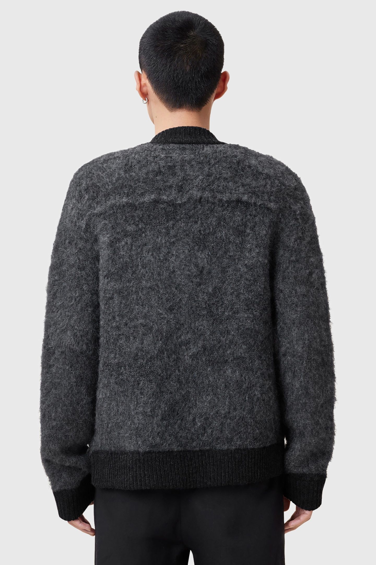 JACKSON CARDIGAN CHARCOAL GREY 5
