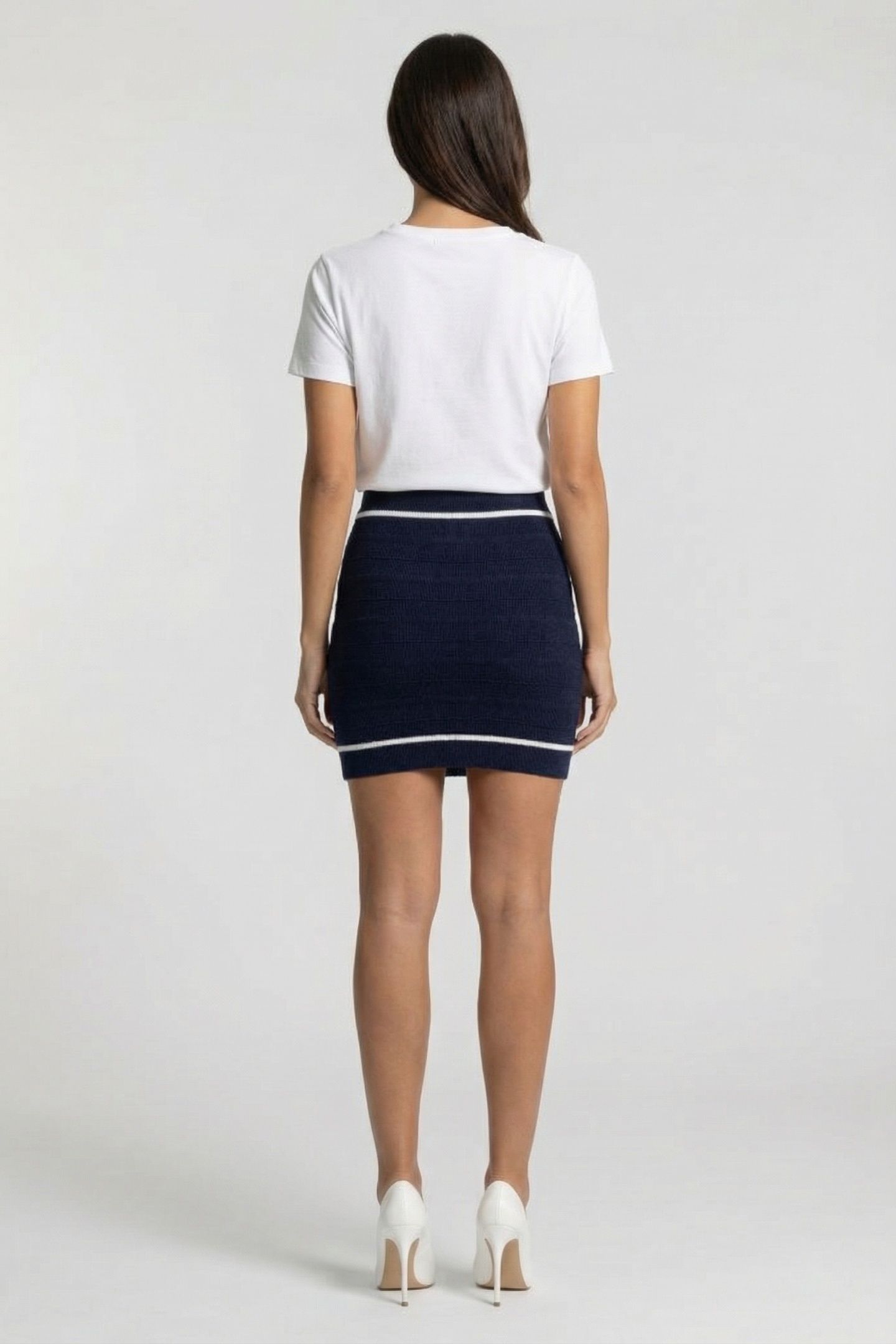 MARCIANO BY GUESS ADA SKIRT SWEATER NOCTURNAL NAVY 2