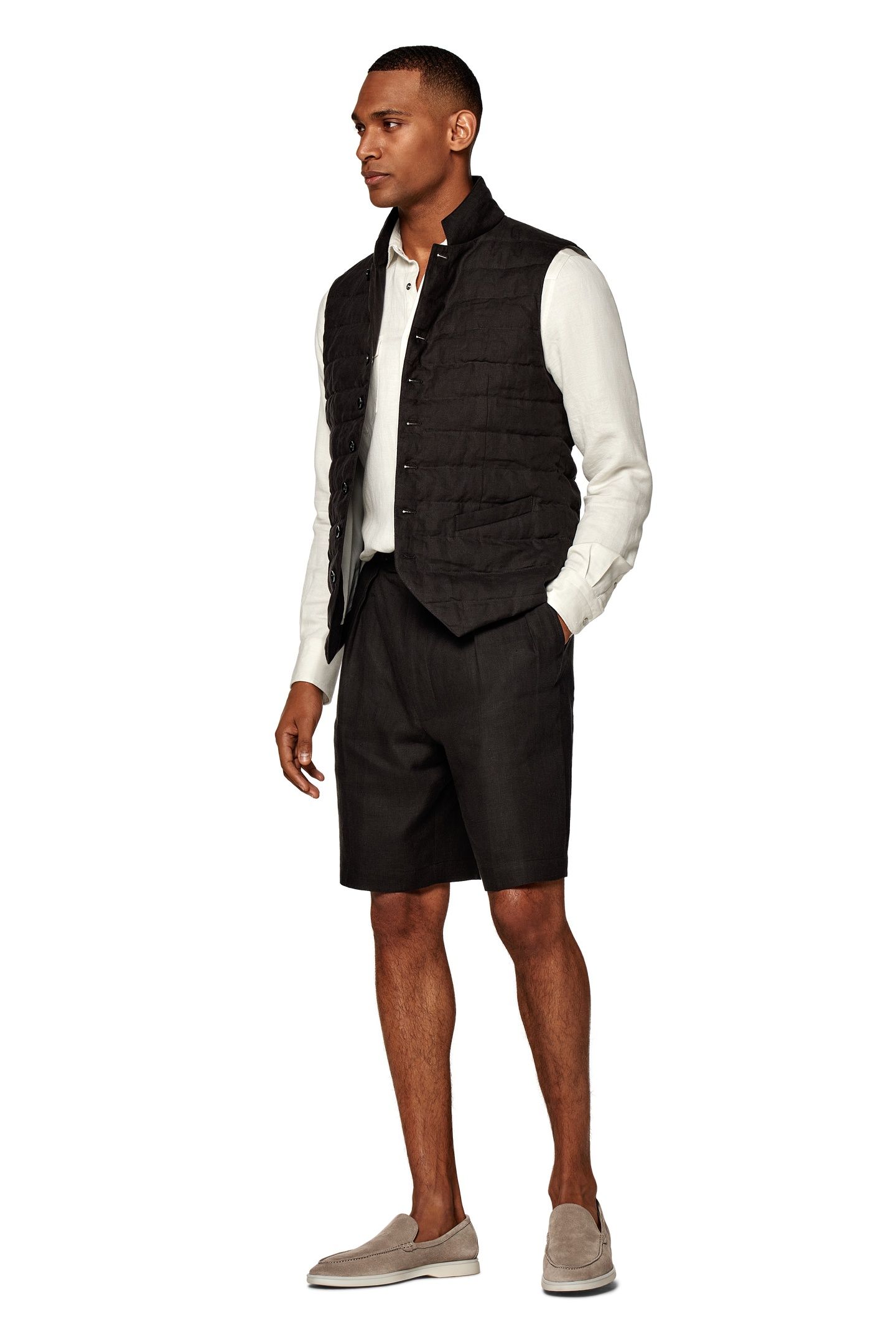 MIRA SHORTS DARK BROWN DARK BROWN 4