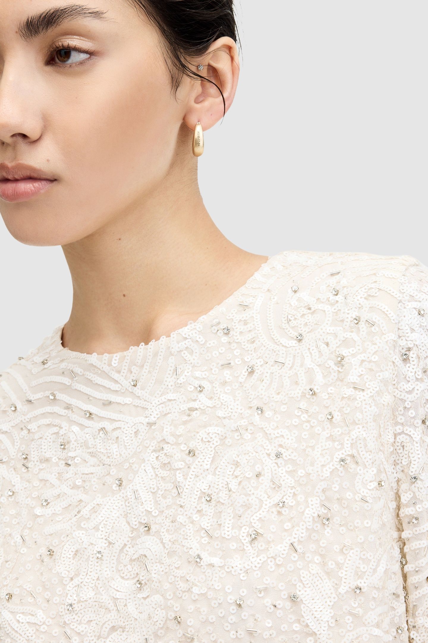 IVY EMB TOP ECRU WHITE 5