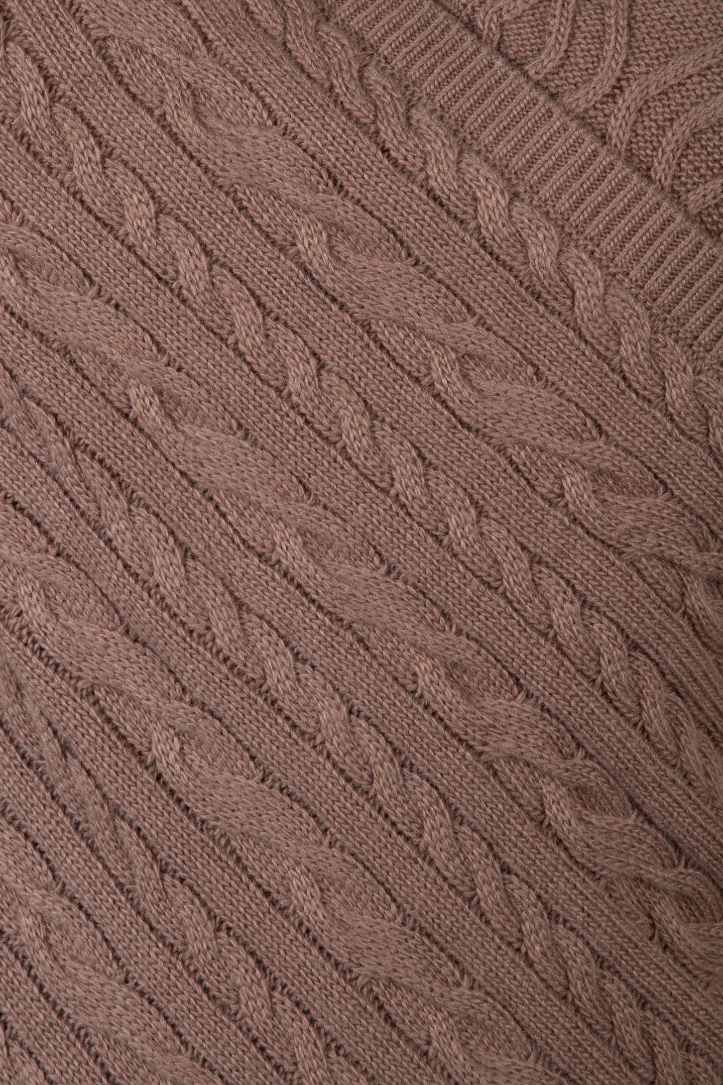 MARCIANO BY GUESS LAVANDA LS CROSSED CABLES TOP SILK TAUPE 4