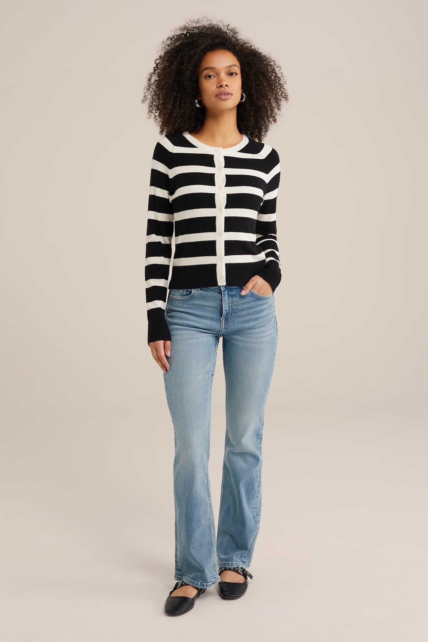 5-POCKET MID WAIST BLUE 3