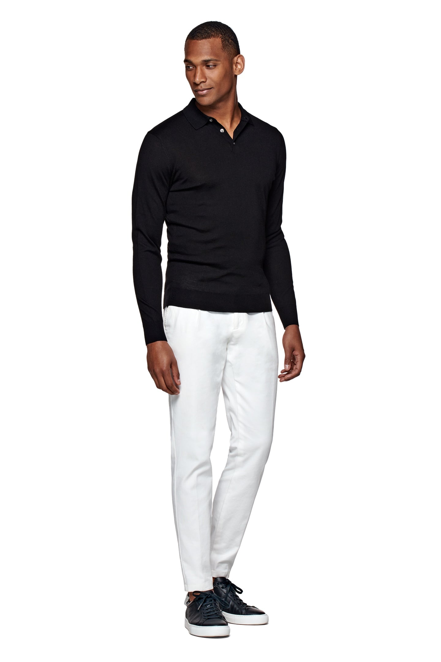 LS POLO BLACK 1