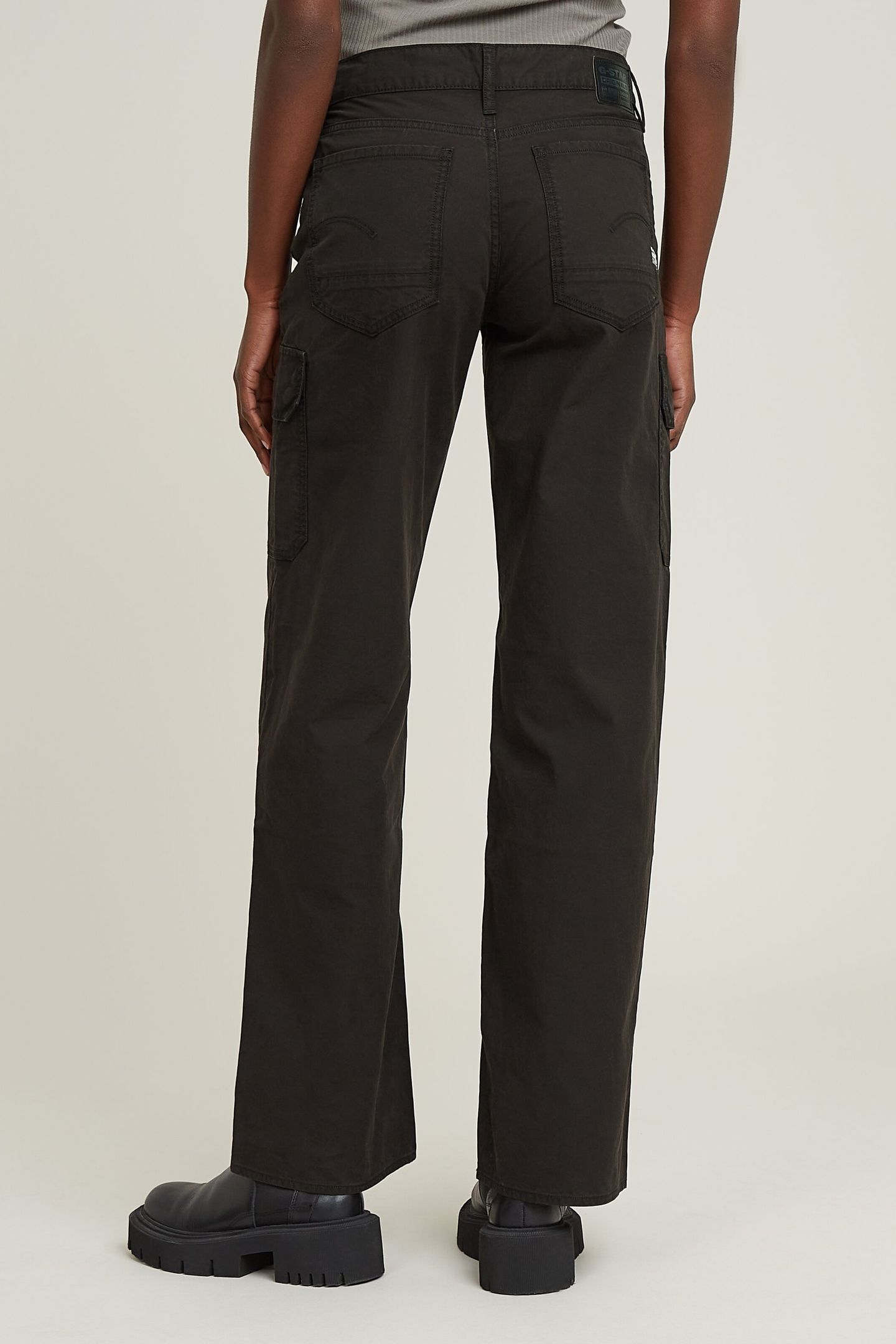 JUDEE CARGO PANTS DK BLACK GD 3