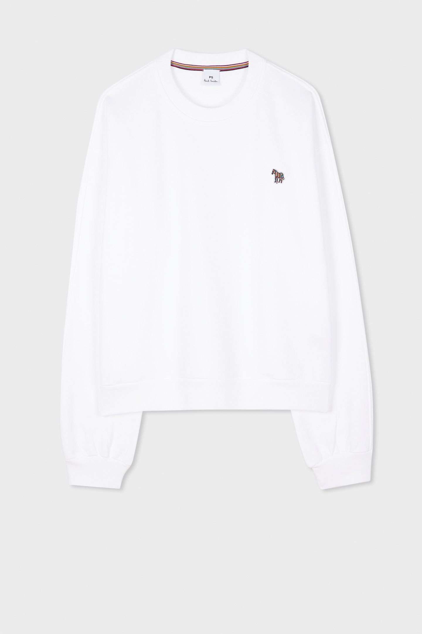 ZEBRA SWEATSHIRT WHITE 1