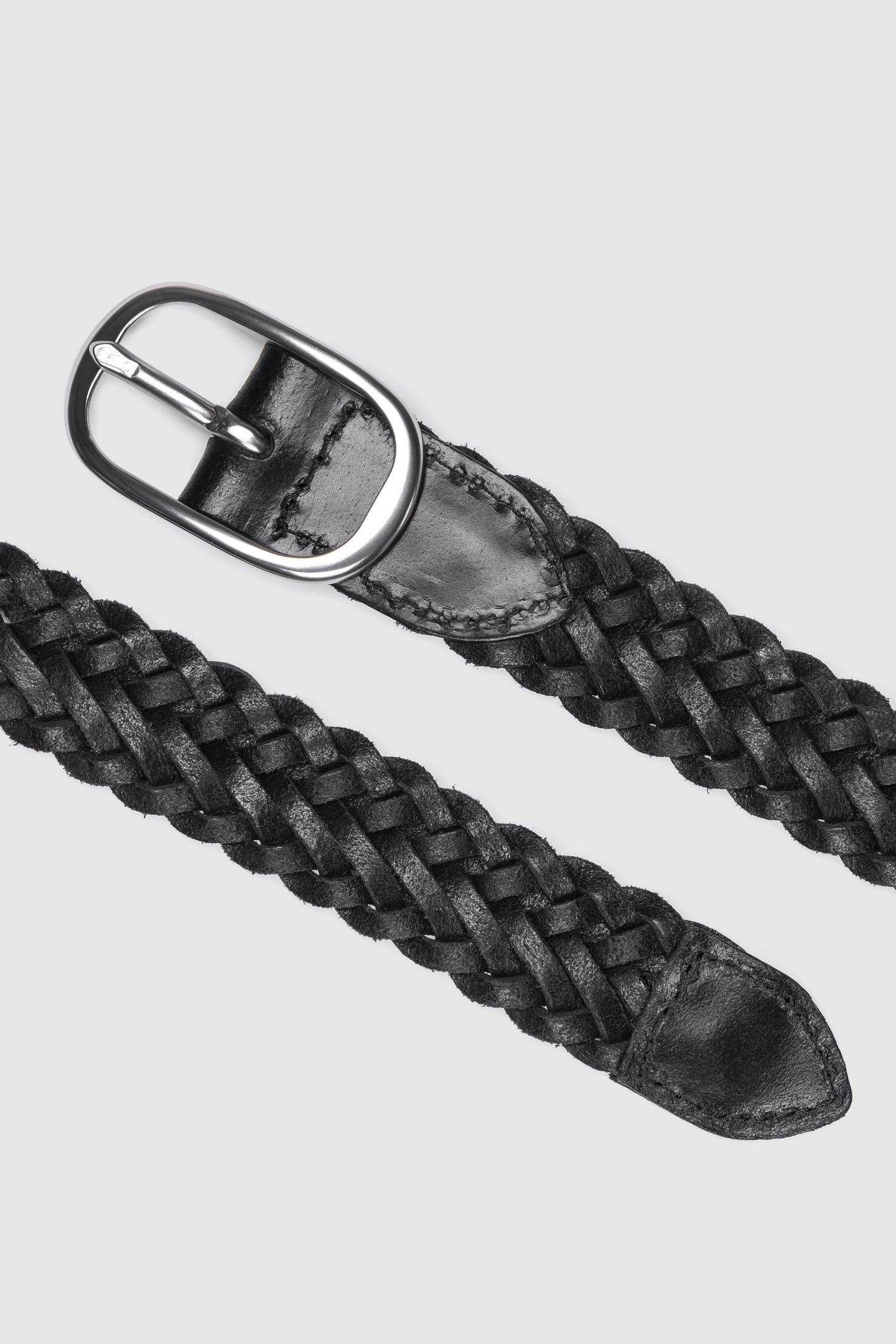 CHARLIE BRAID BELT BLACK 2