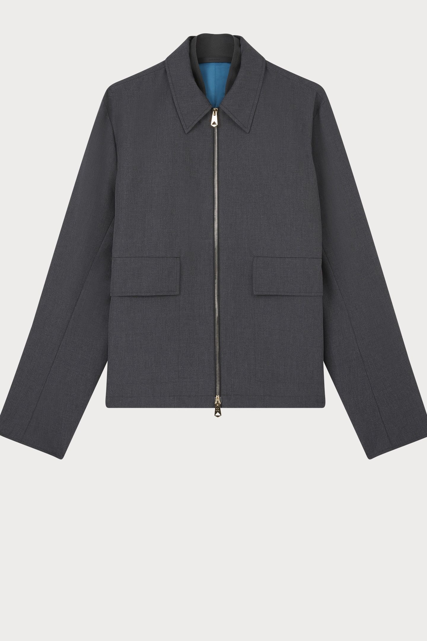 REGULAR FIT JACKET GREY MELANGE 1