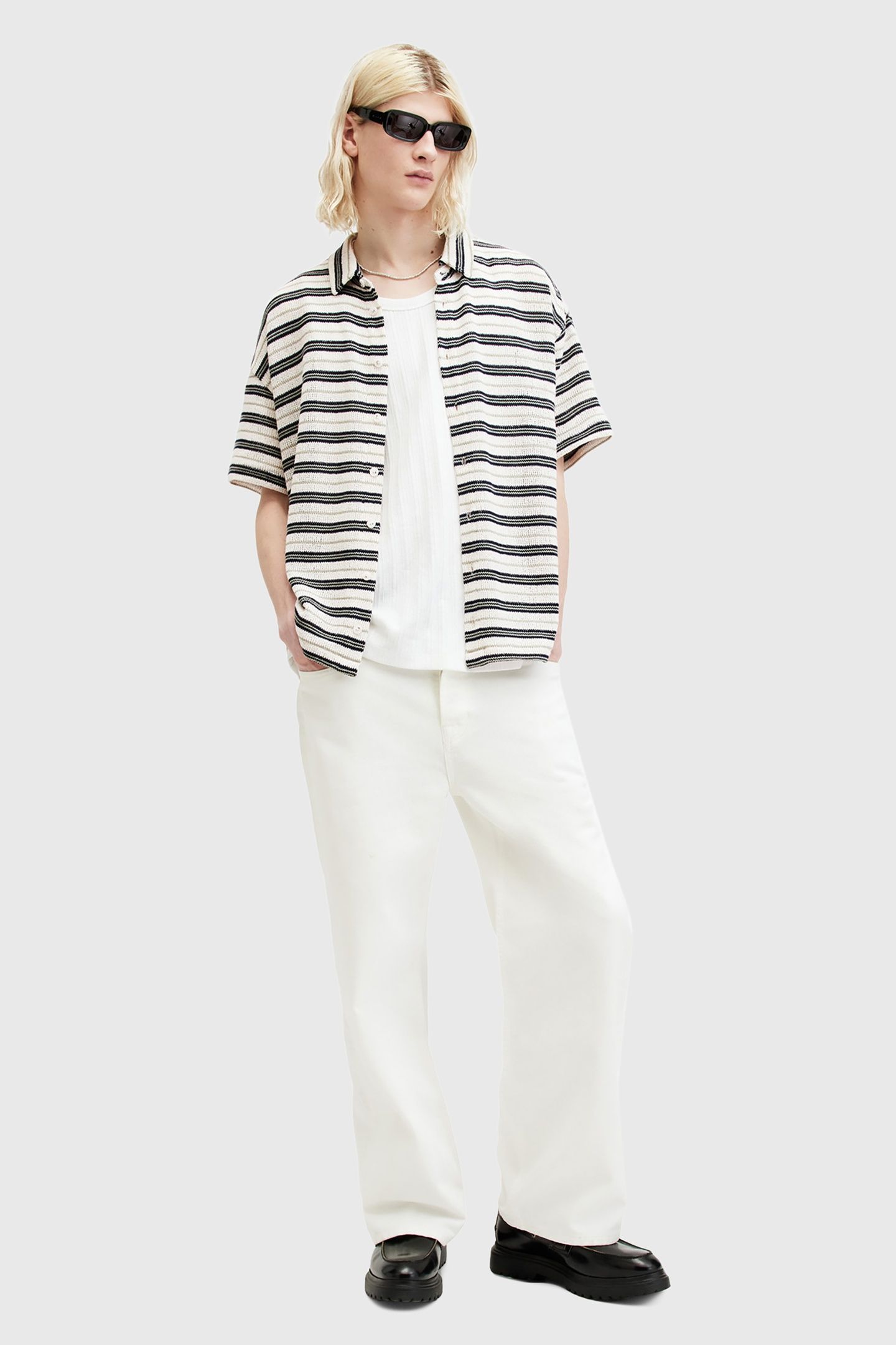 JACKSON SS SHIRT CHALK WHITE 2