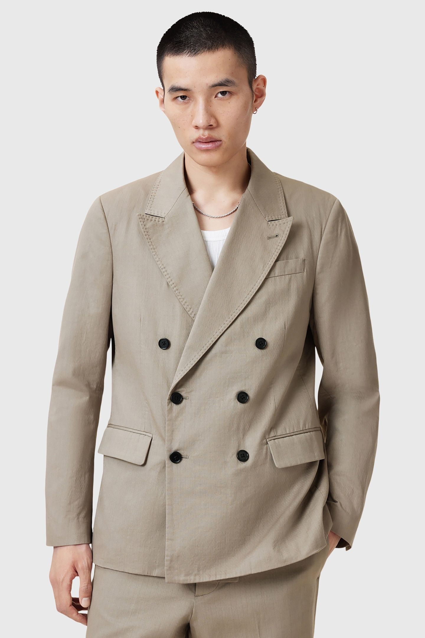 NEWTON BLAZER STONE GREY 2