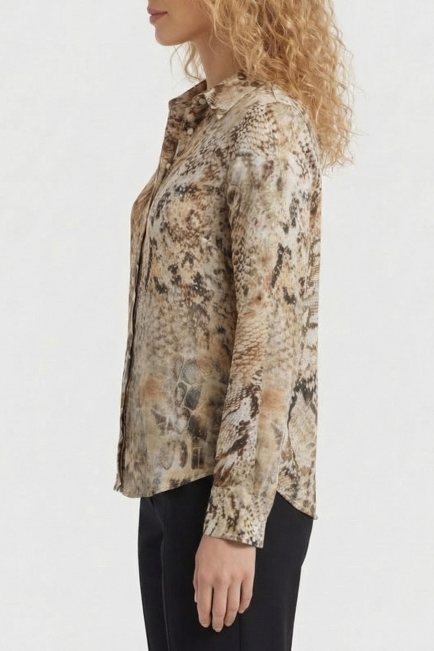 MARCIANO BY GUESS NEW MELISSA SHIRT JUMBLE SKIN PRINT 3