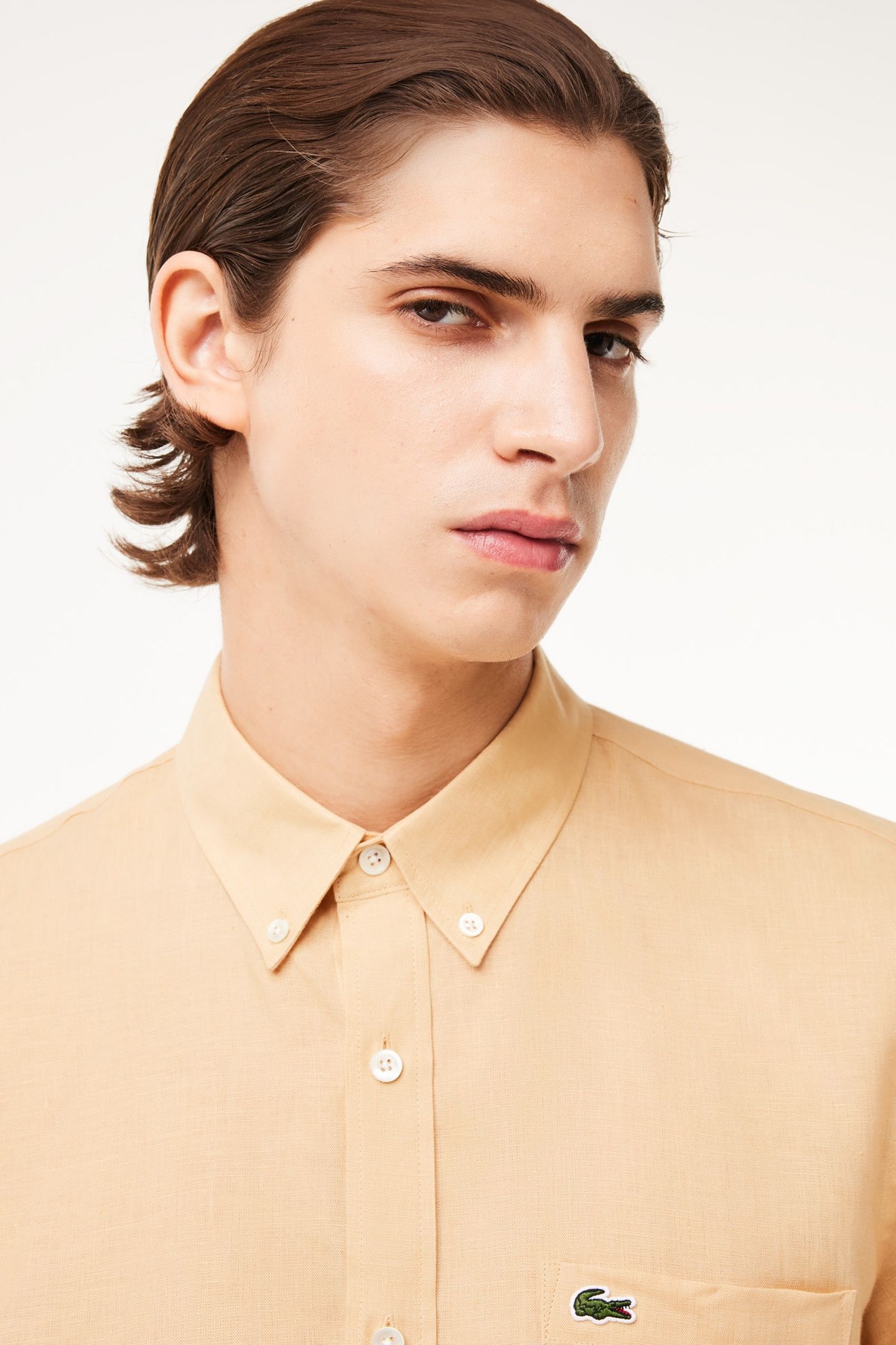 LONG SLEEVE WOVEN SHIRT CROISSANT 4