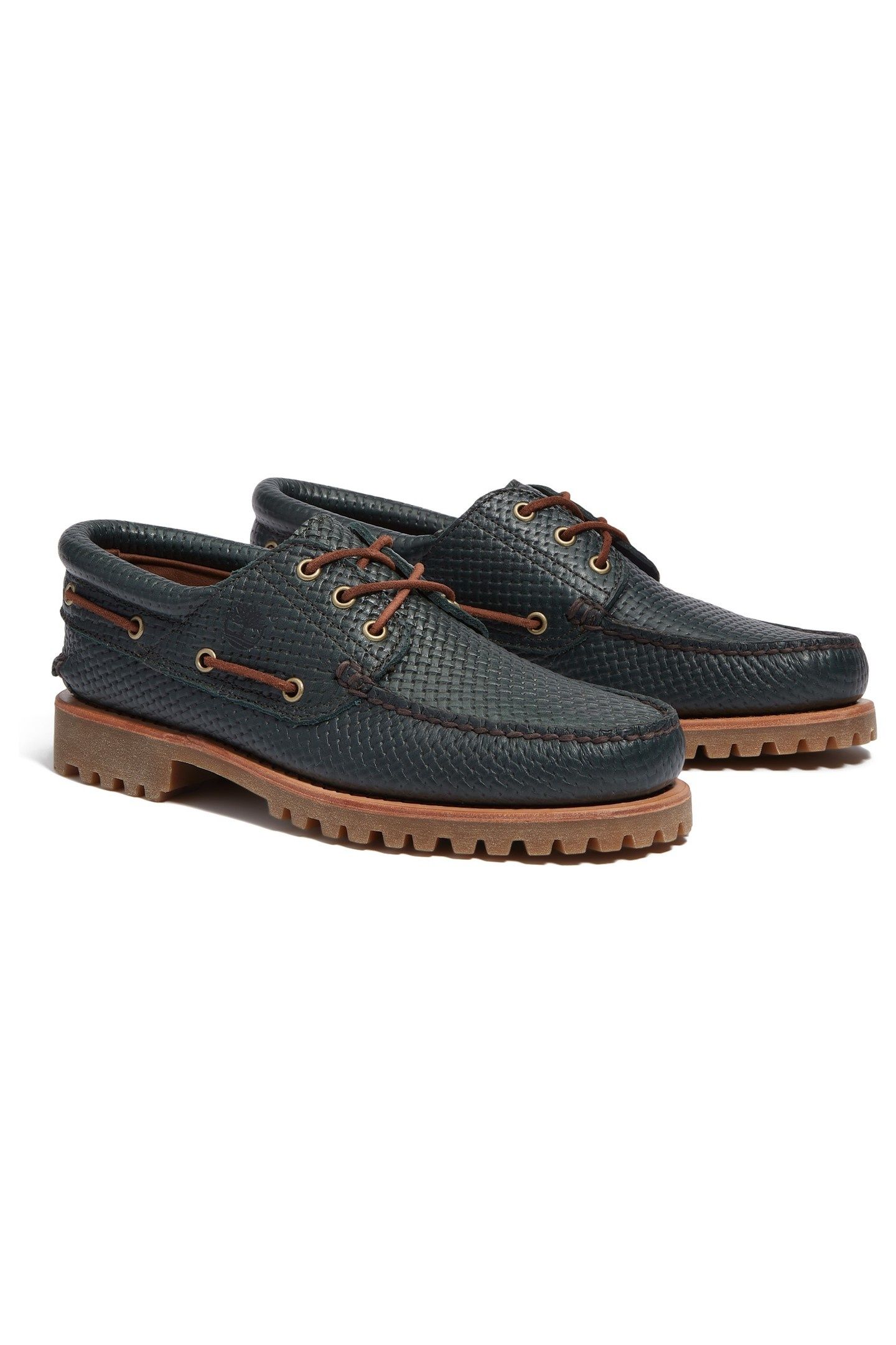 AUTHENTIC BOAT SHOE DARK GREEN FULL GRAIN 4