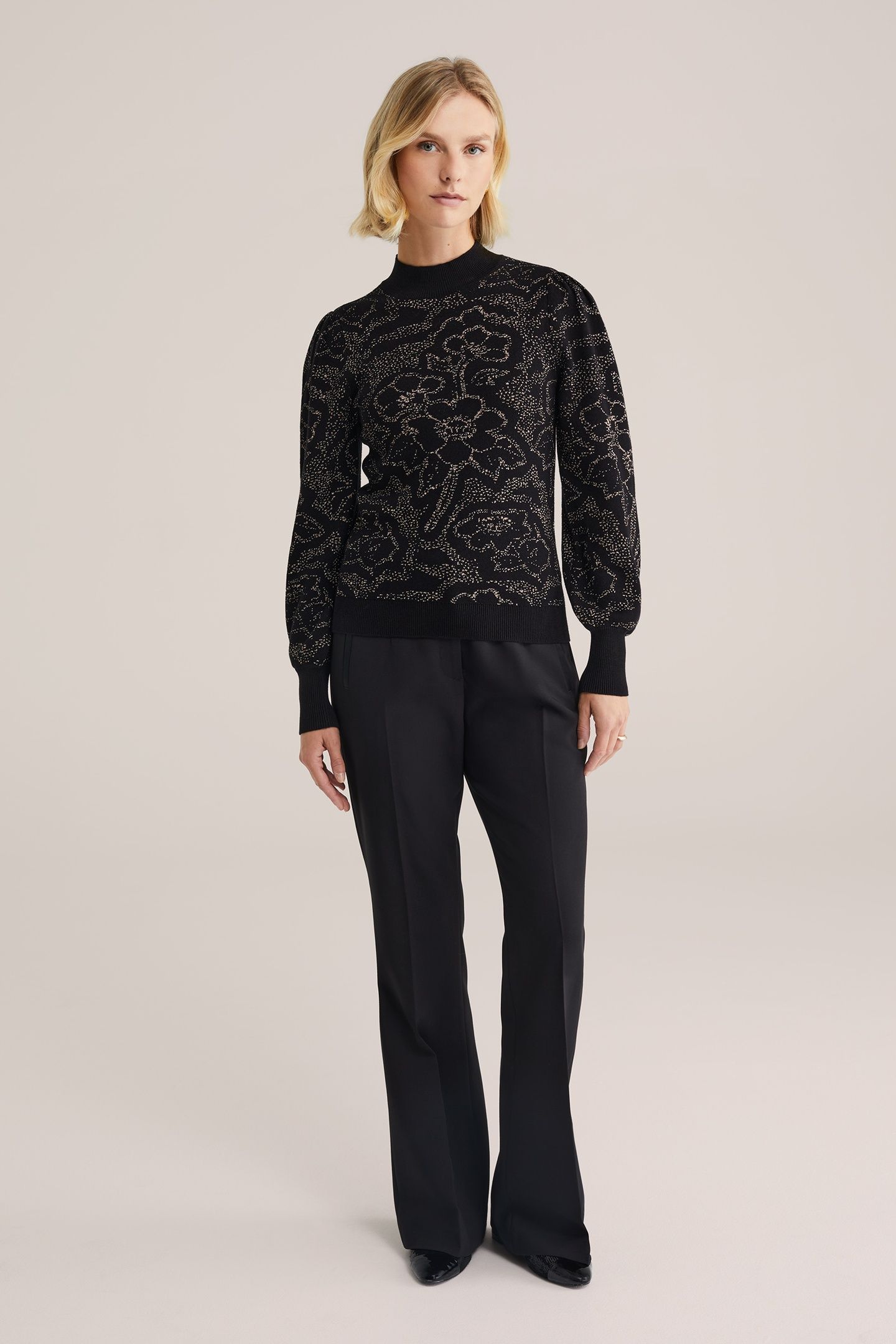 KNITTED PULLOVER BLACK 3