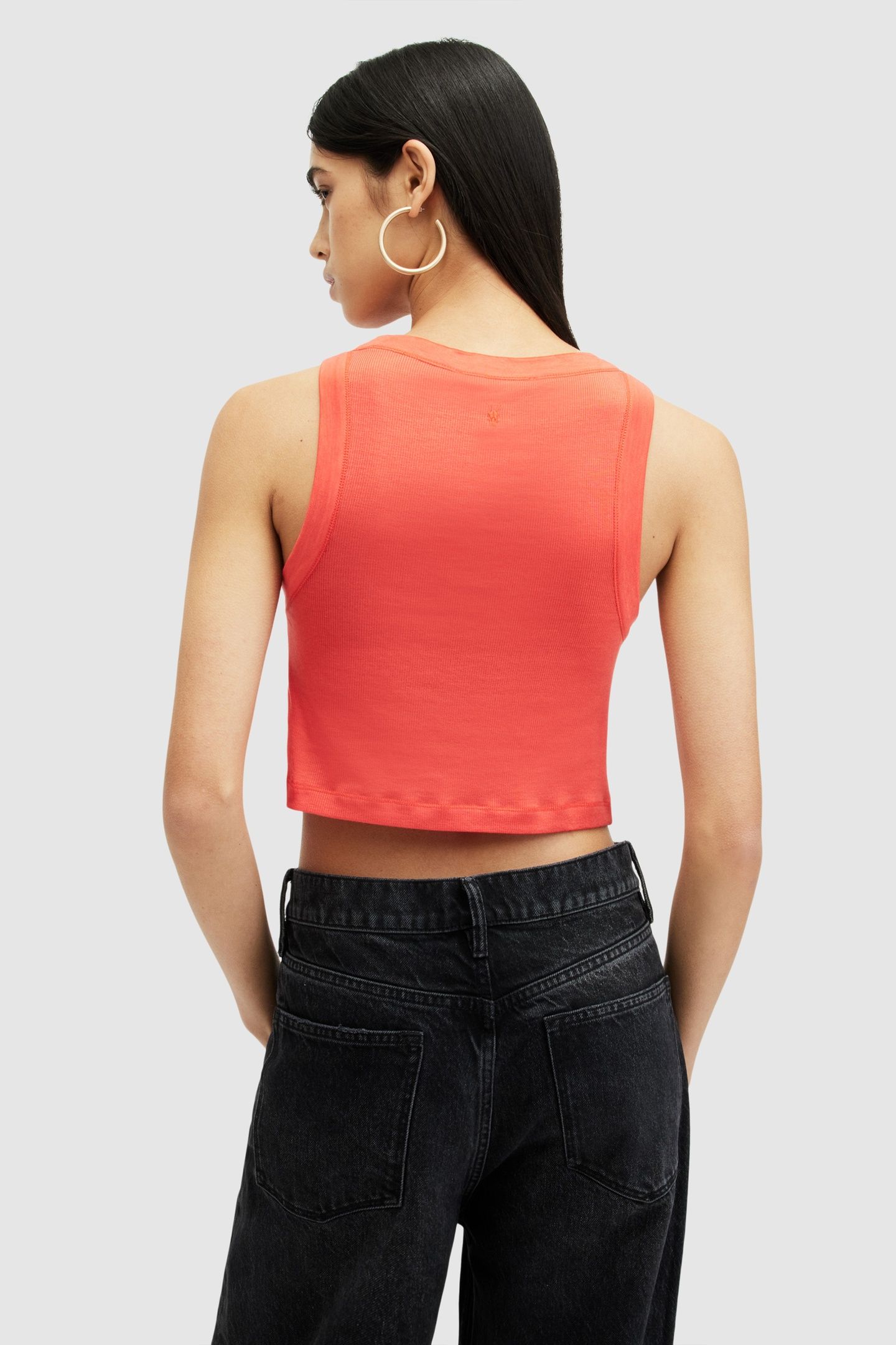 RINA CROPPED TANK POPPY PINK 2