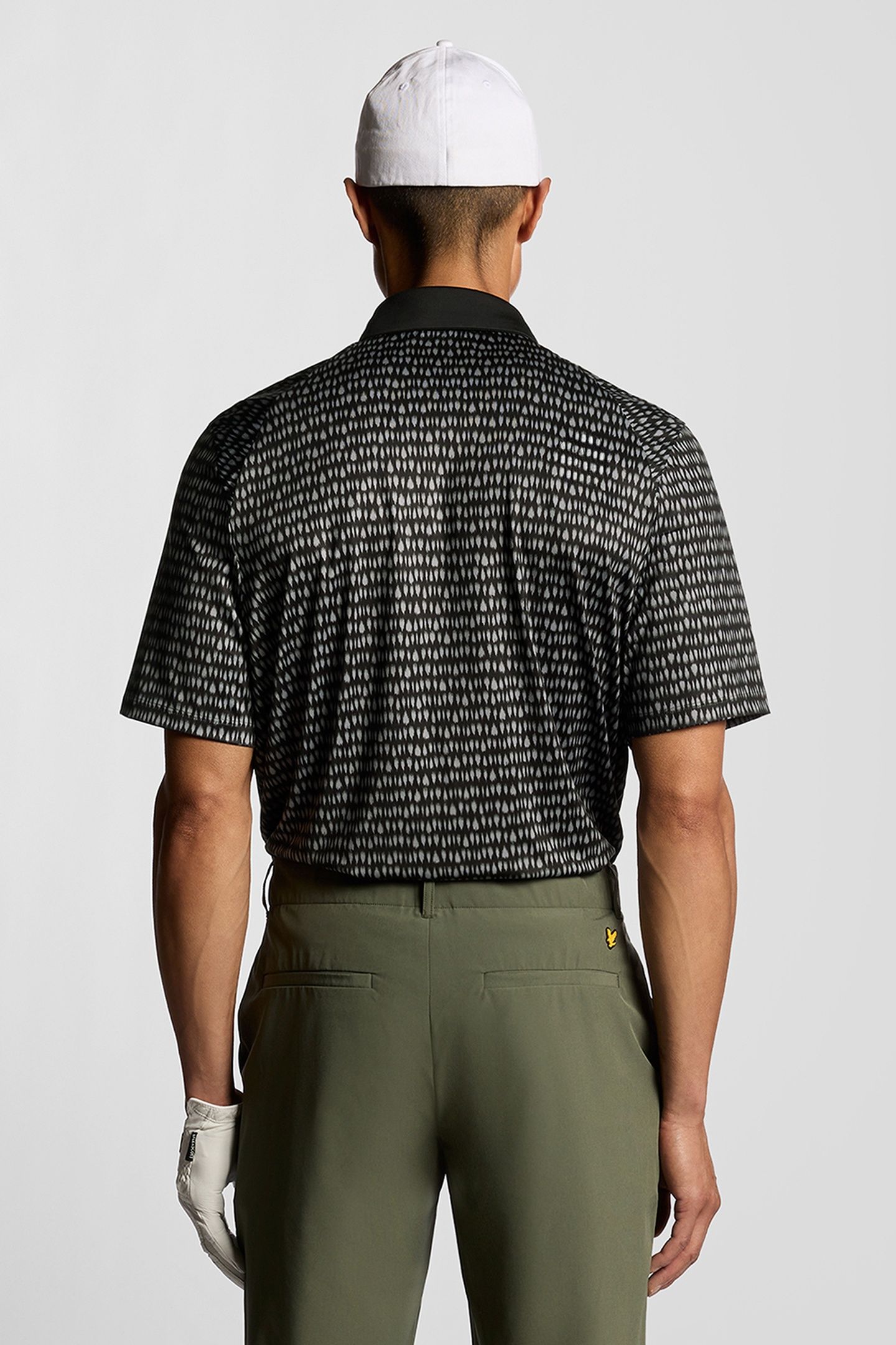 GOLF DIVOT POLO SHIRT JET BLACK 3