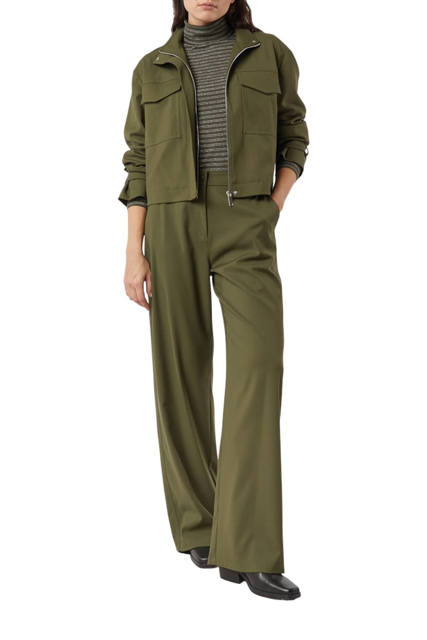 COMMA PANTS DARK GREEN 2