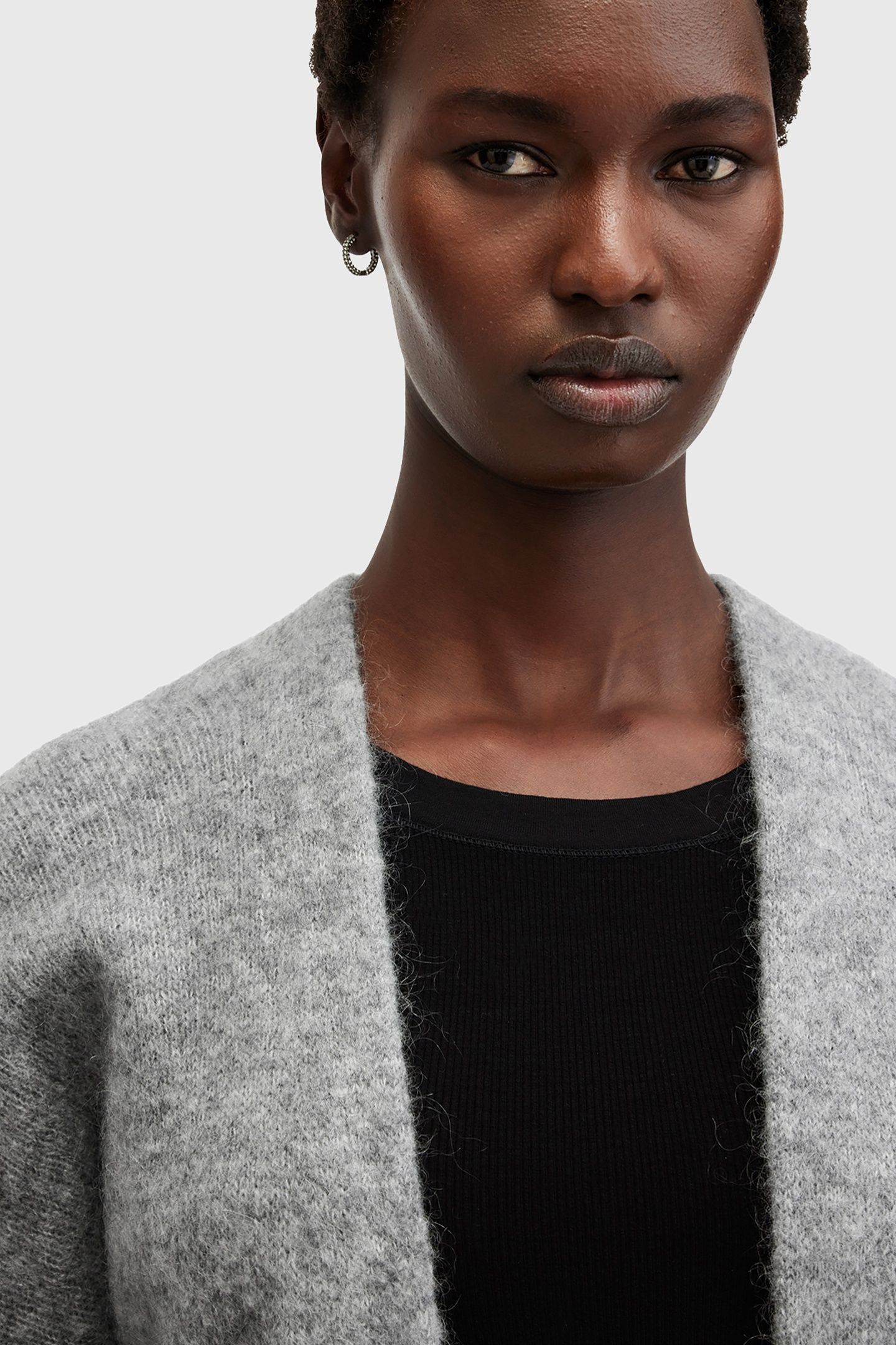ZOE CARDIGAN GREY MARL 8