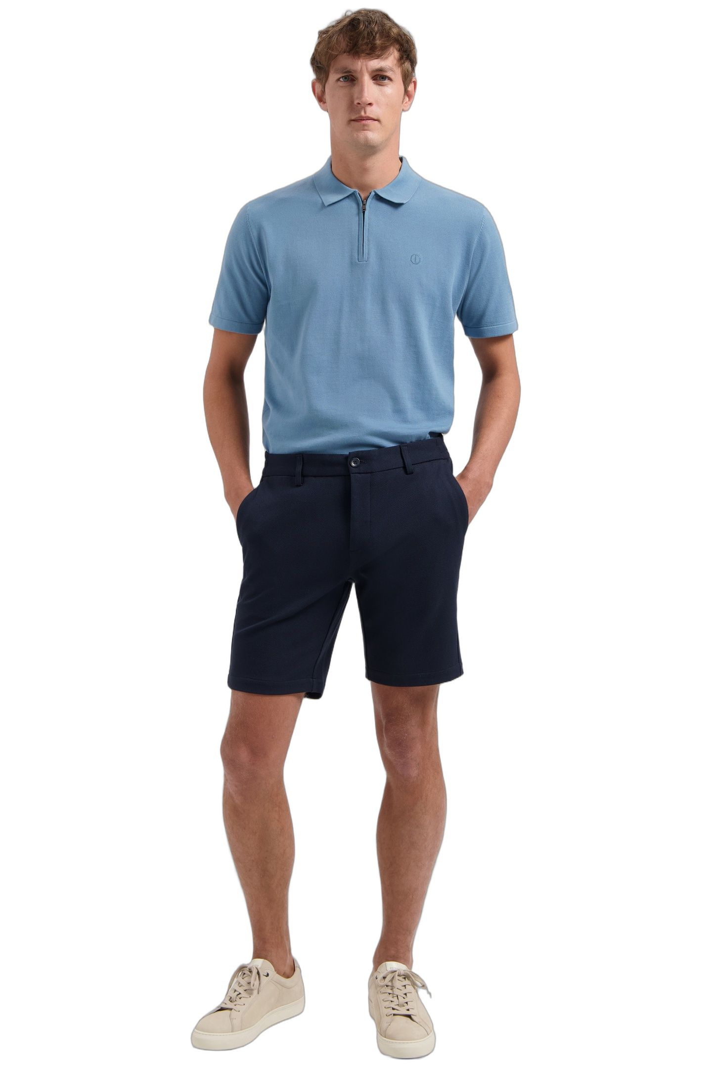 DS-LANCASTER PIQUE SHORTS DK. NAVY 3
