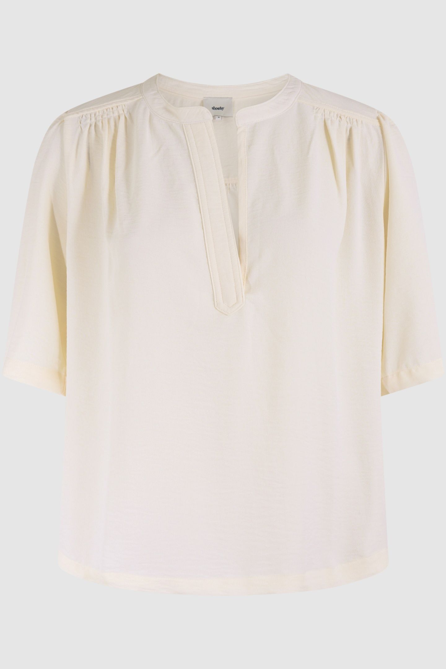LA-SBTWIST SHORT SLEEVE TOP OFFWHITE 4