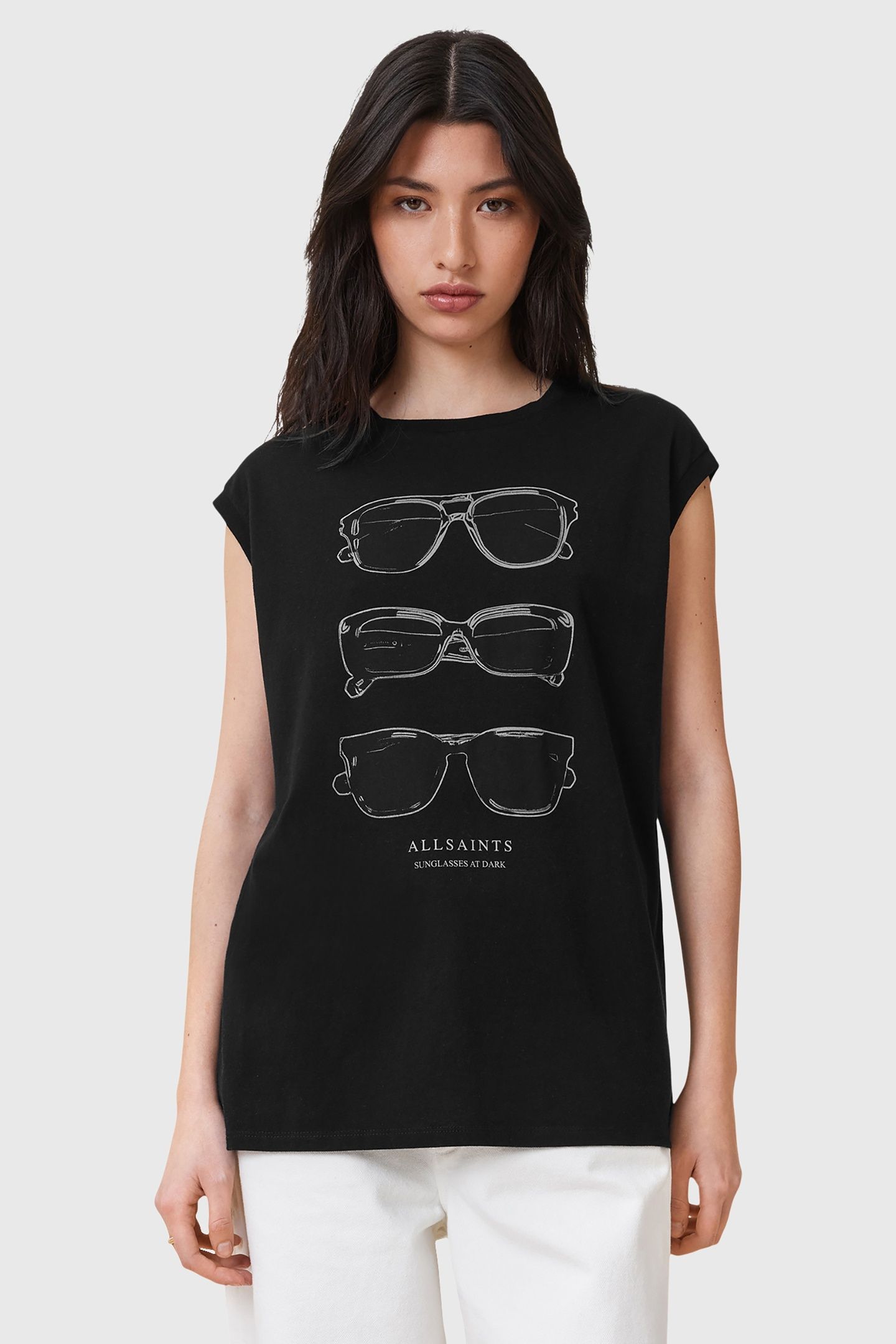 SUNNIES BROOKE TANK BLACK 1
