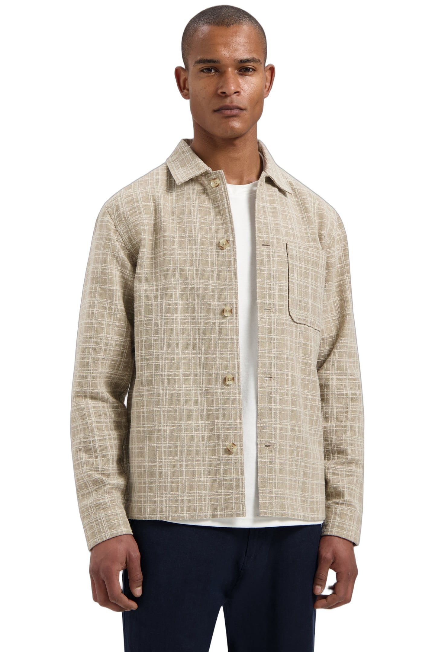 DS-LINO OVERSHIRT TIMBER WOLF 1