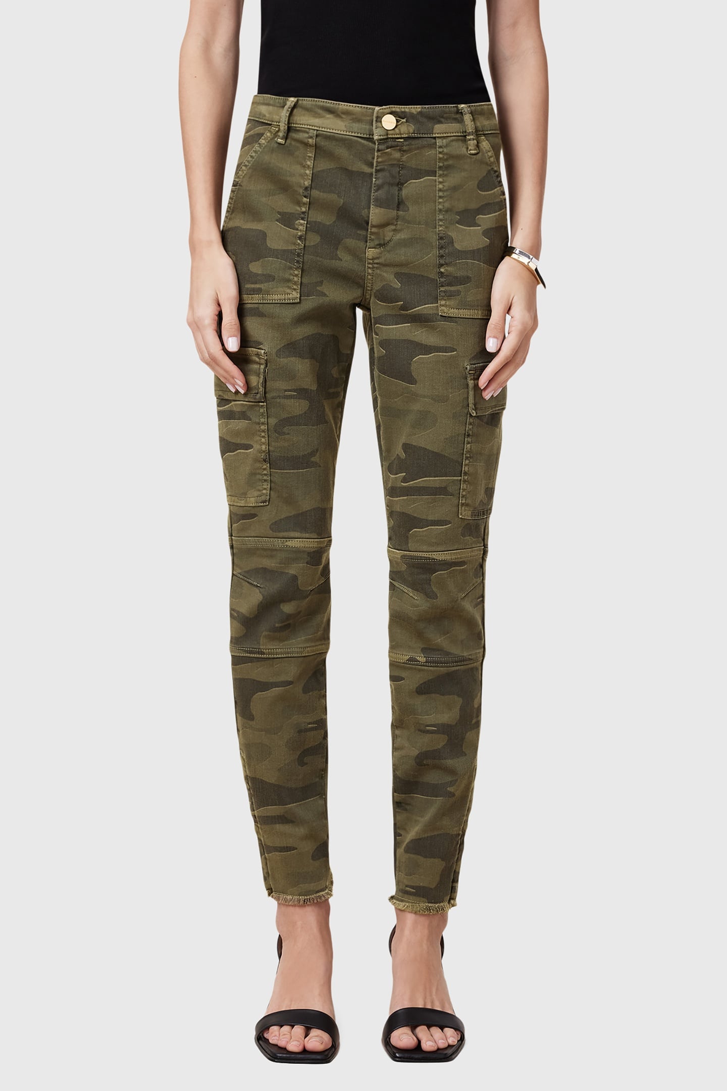 DURAN SKINNY CARGO CAMO GREEN 1