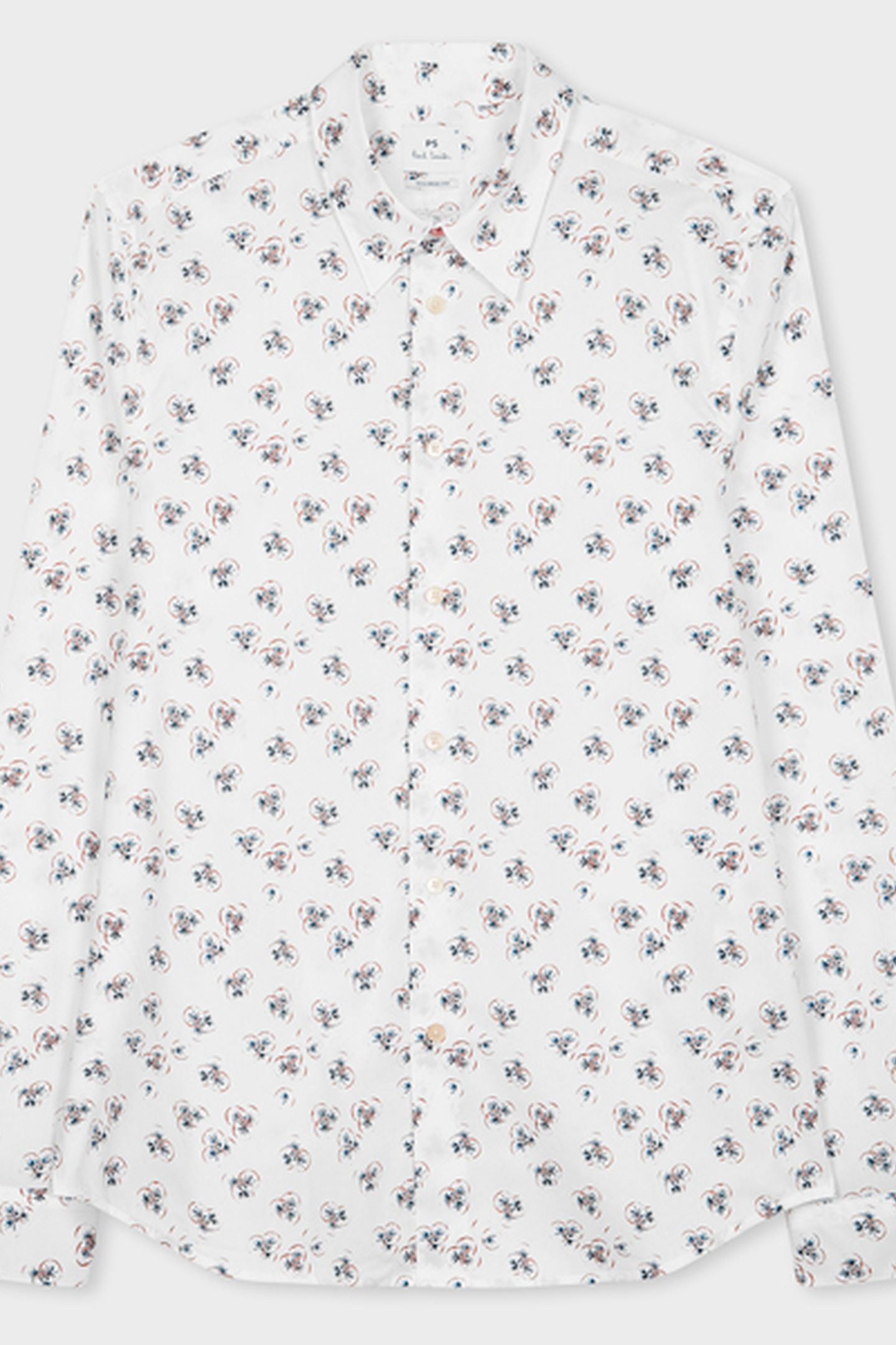 LS TAILORED FIT SHIRT WHITE 2
