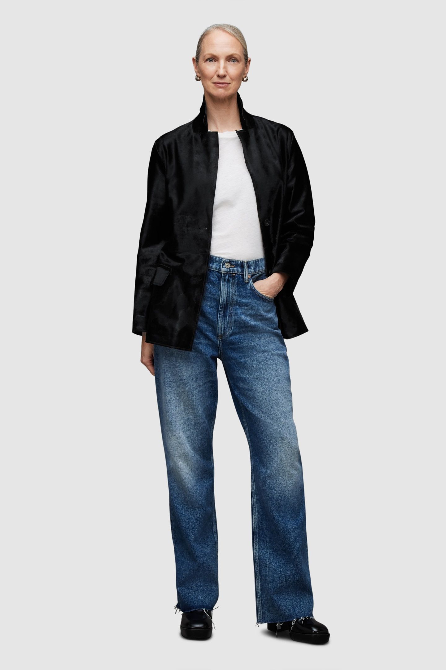 CORINNA ATLAS BLAZER BLACK 1