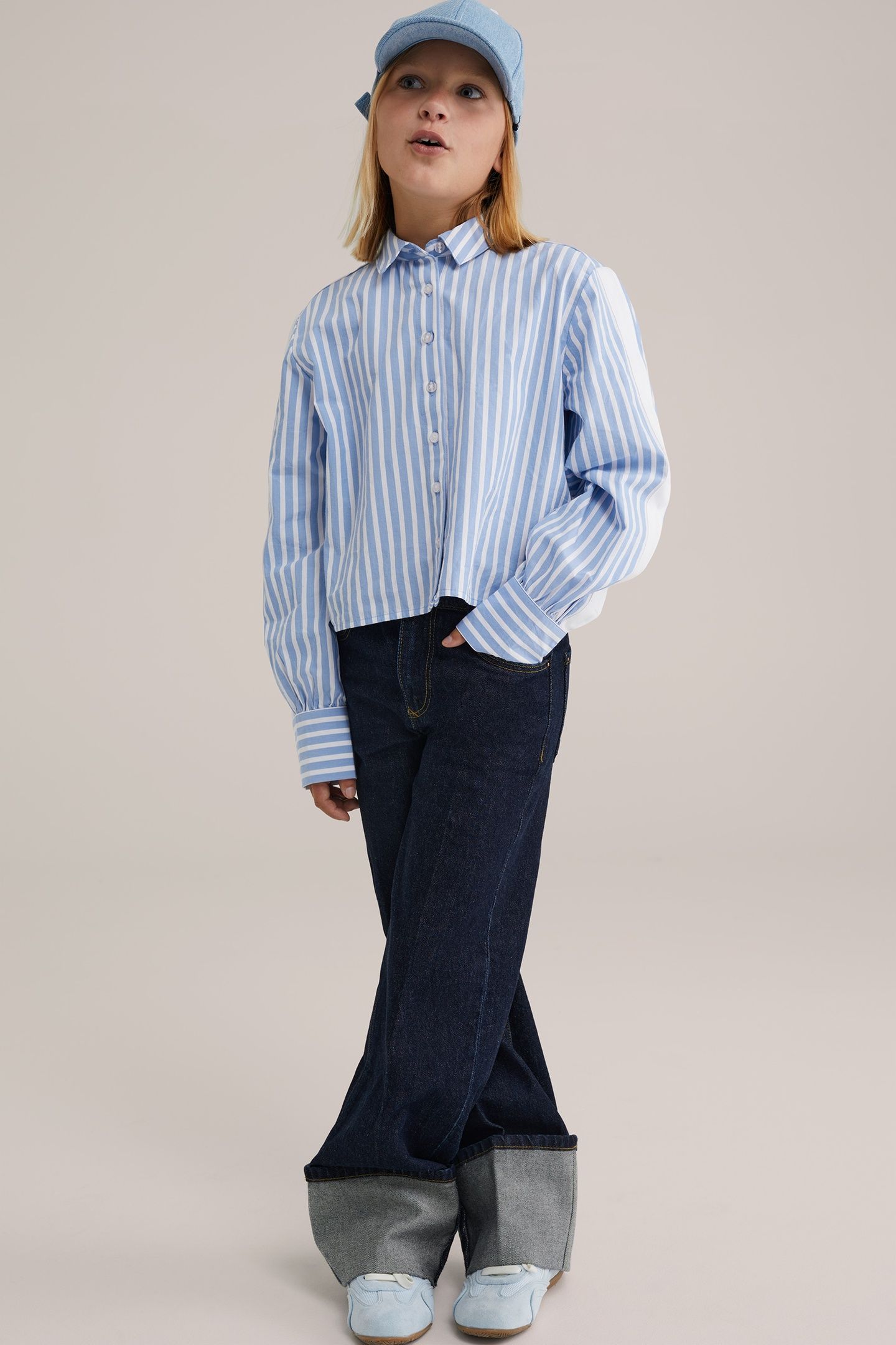 5-POCKET HIGH RISE DARK BLUE 5