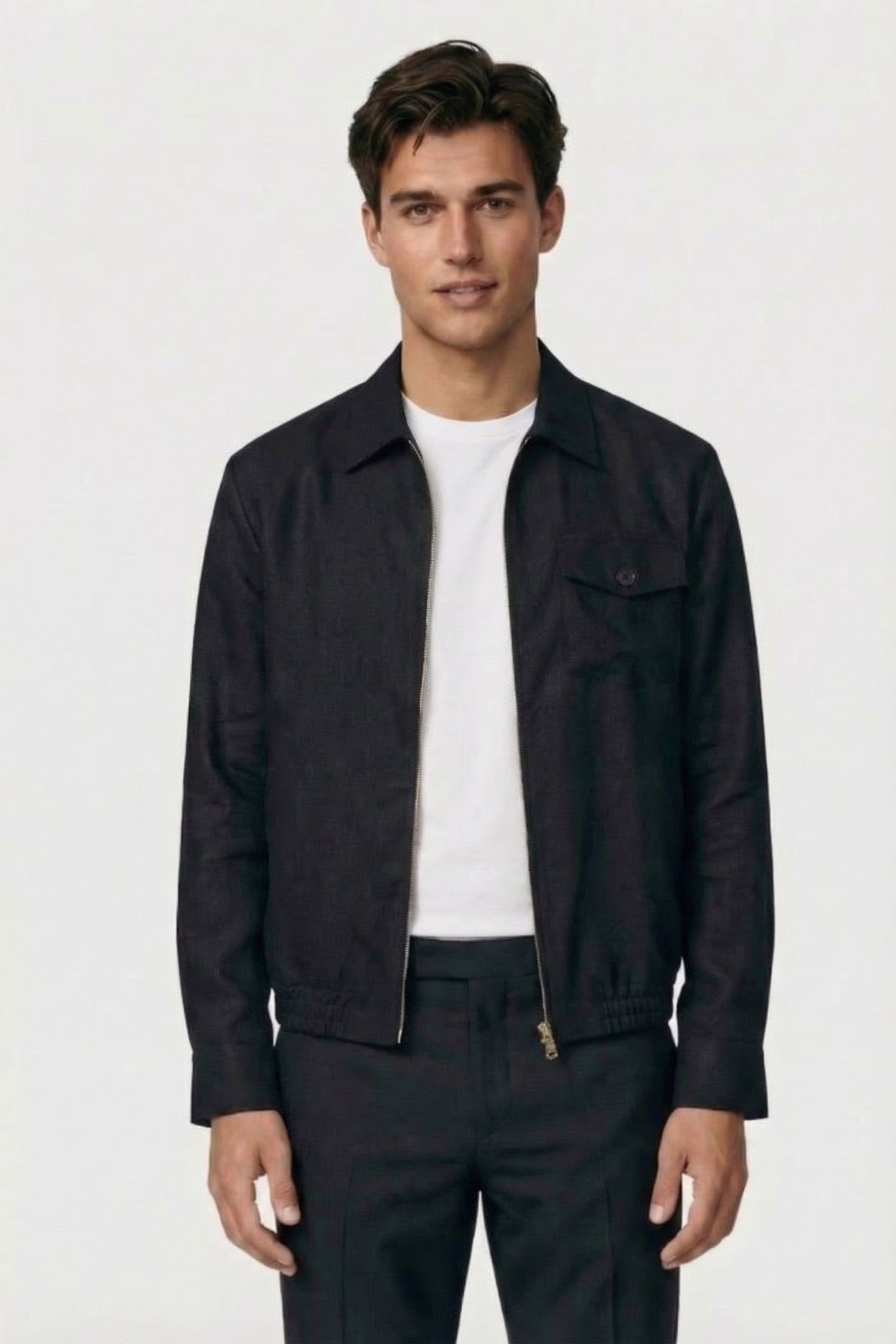 S/C OVERSIZED SHIRT BLACK 1