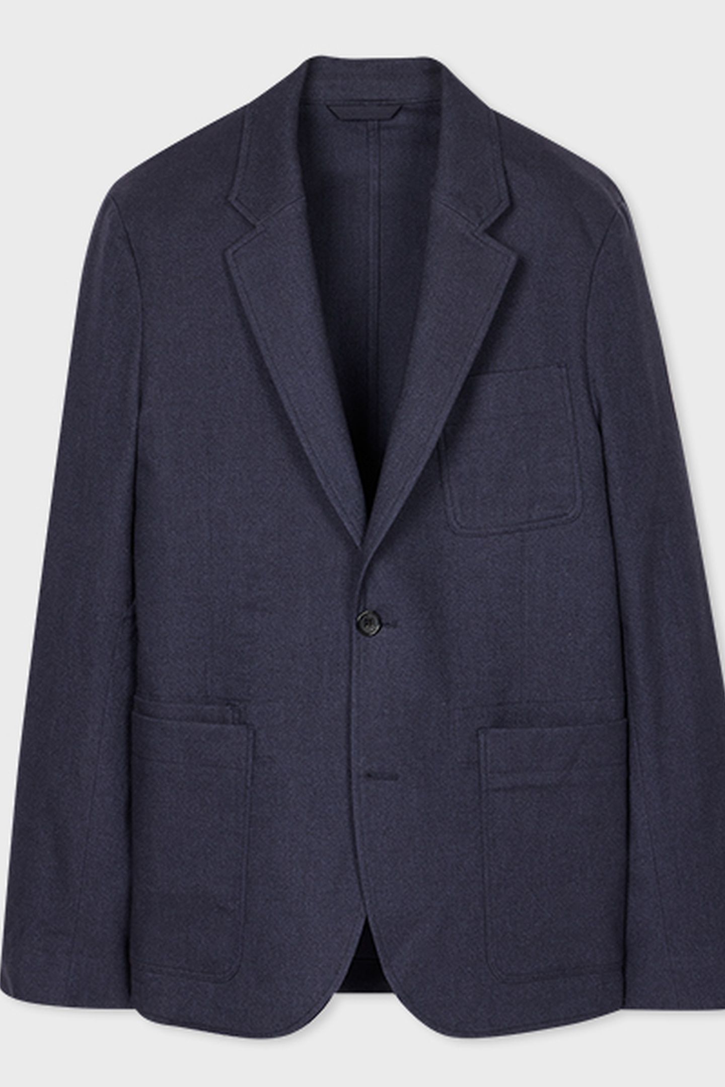 CASUAL FIT 2 BTN JACKET VERY DARK NAVY 6