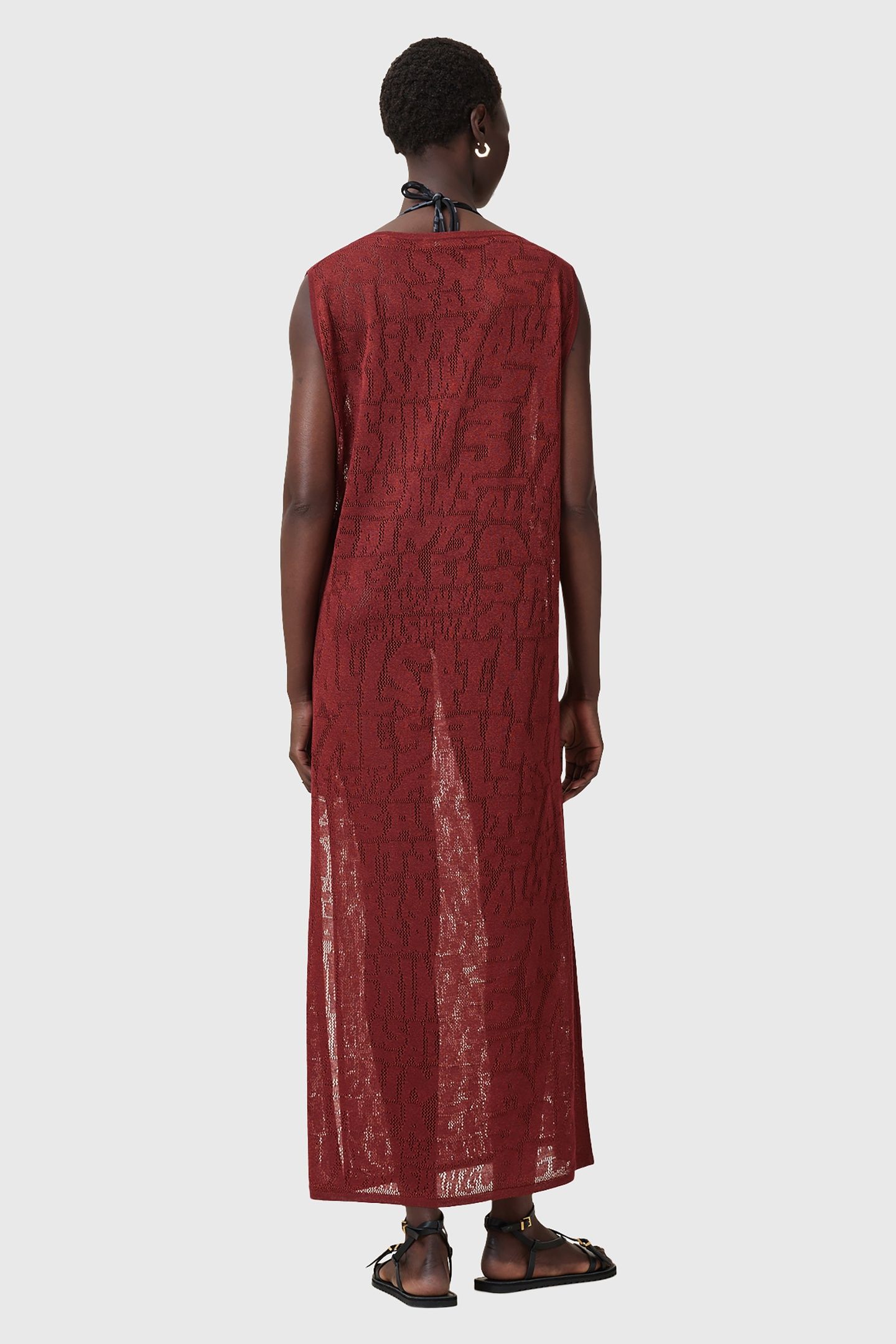 KAITO DRESS ROSEWOOD RED 2