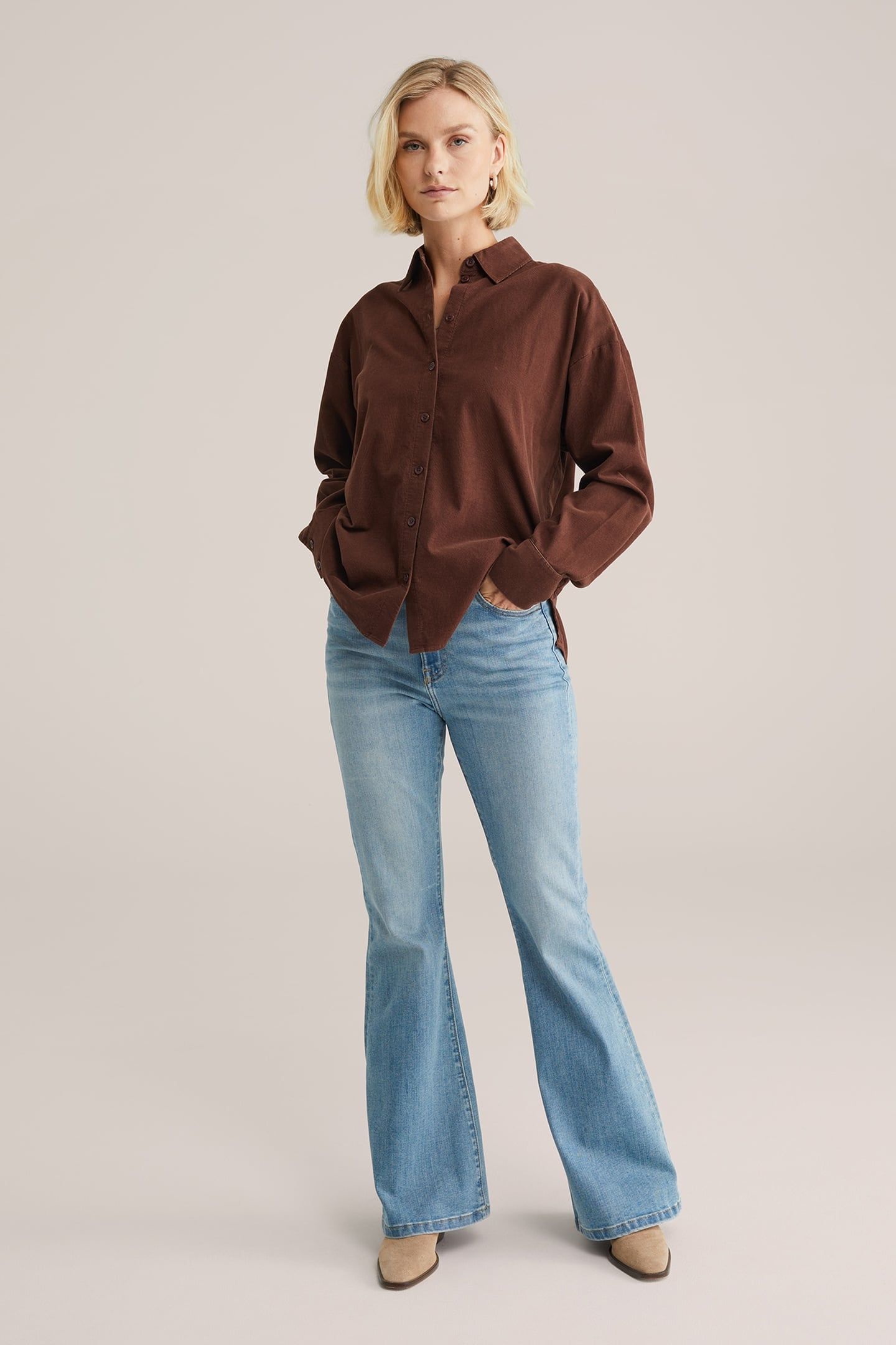 BLOUSE RUST BROWN 3