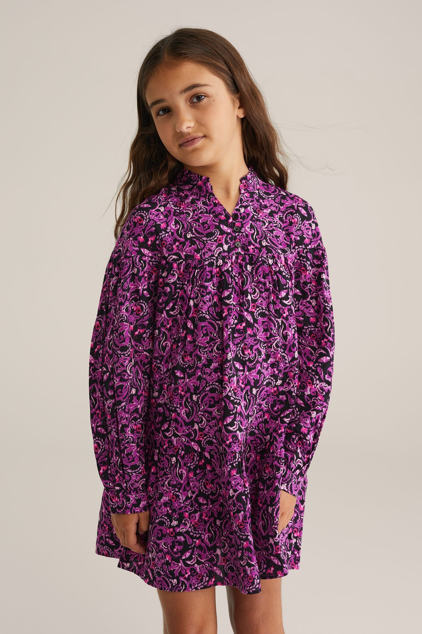 DRESS SHORT PURPLE 1