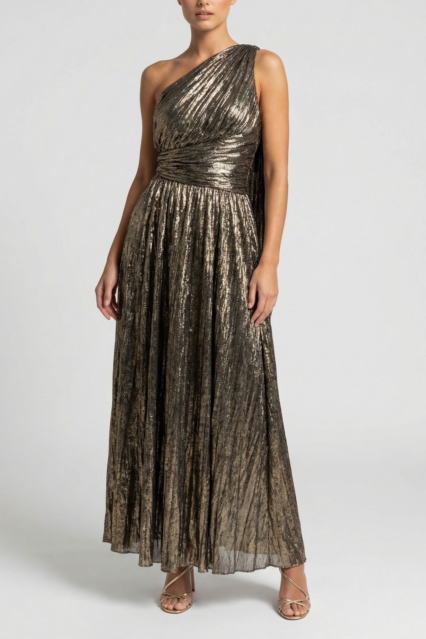 MARCIANO BY GUESS STEPHANY GOWN BRONZE GOLD 1