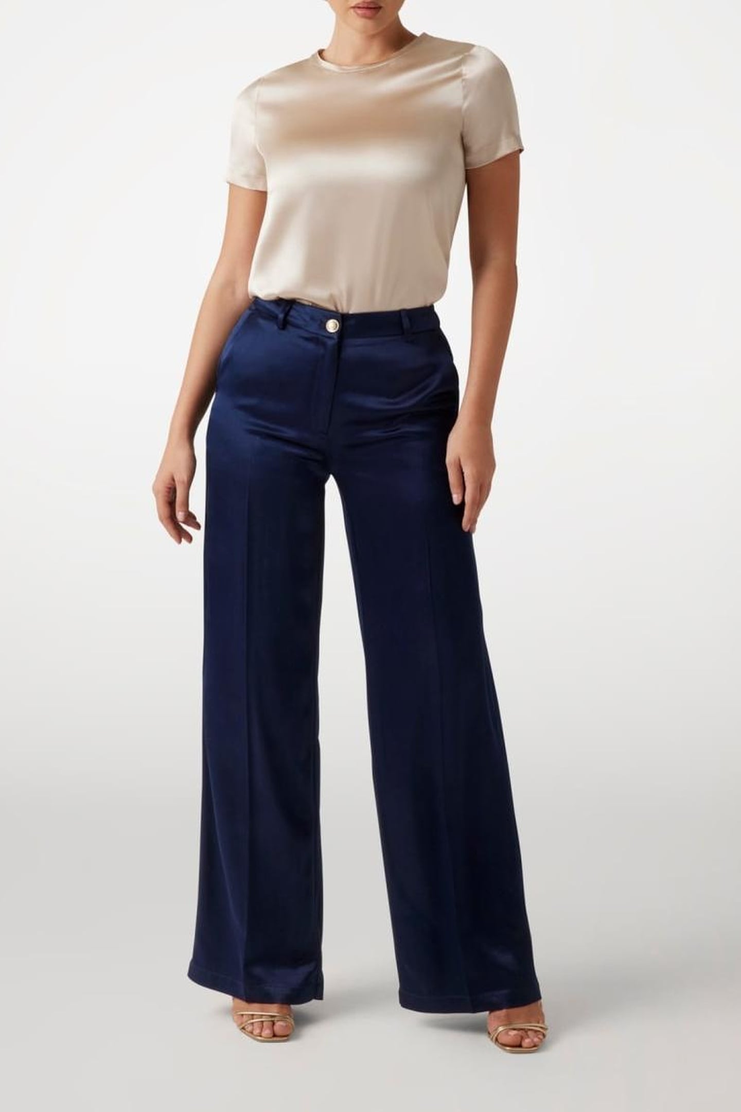 MARCIANO BY GUESS DENISE SS TOP FAWN TAUPE 1