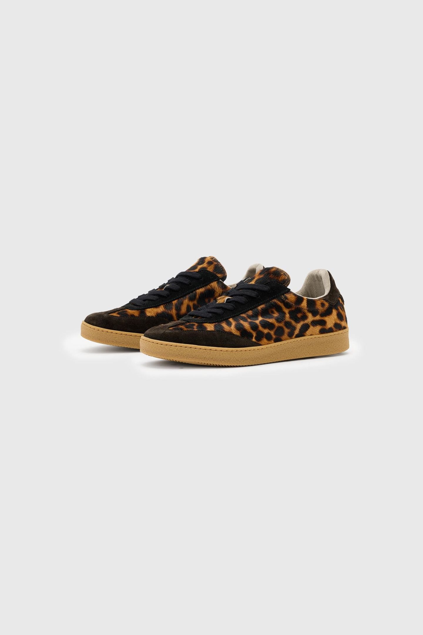 THELMA FUR SNEAKER DARK BROWN/BLACK 2