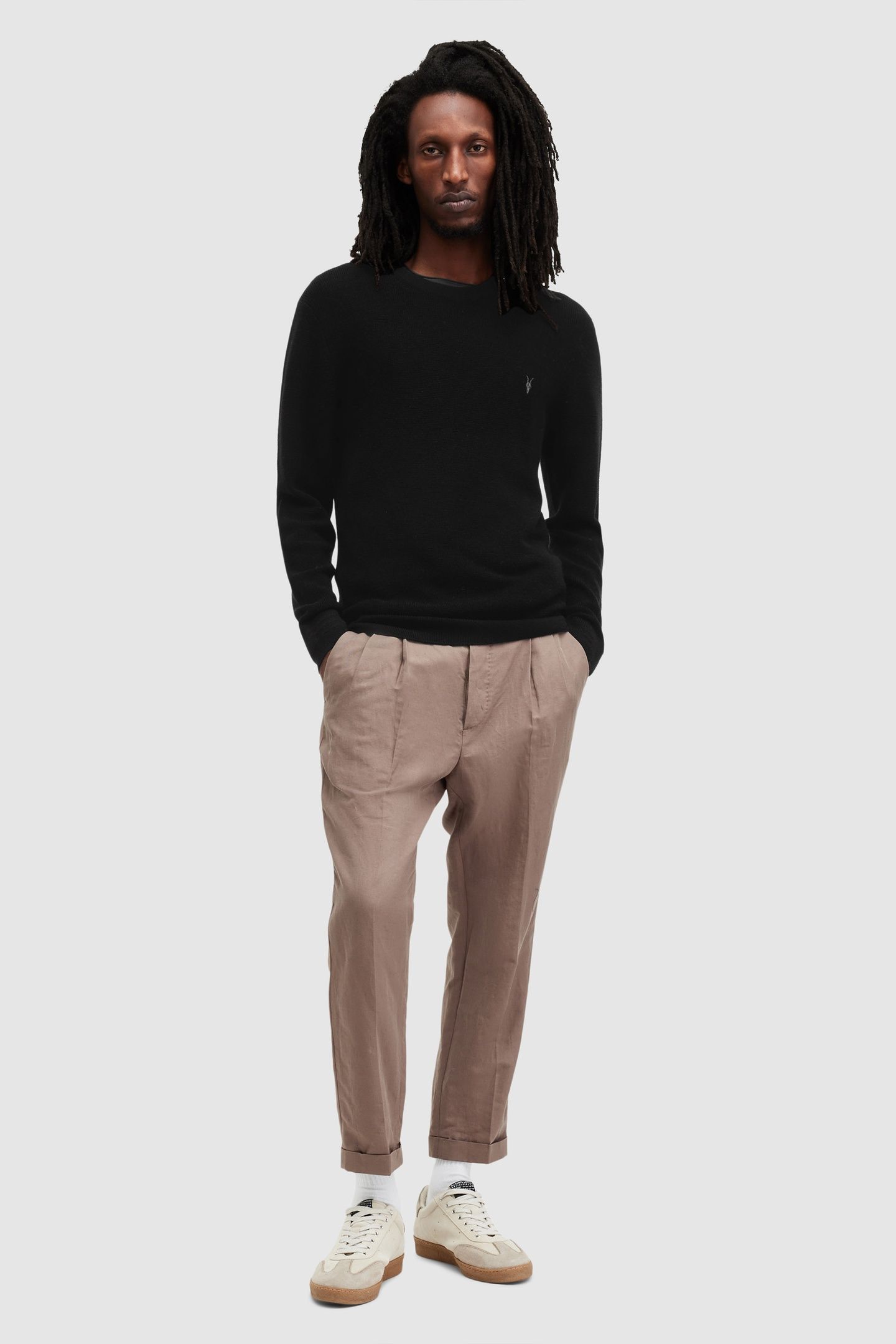 IVAR MERINO CREW BLACK 3