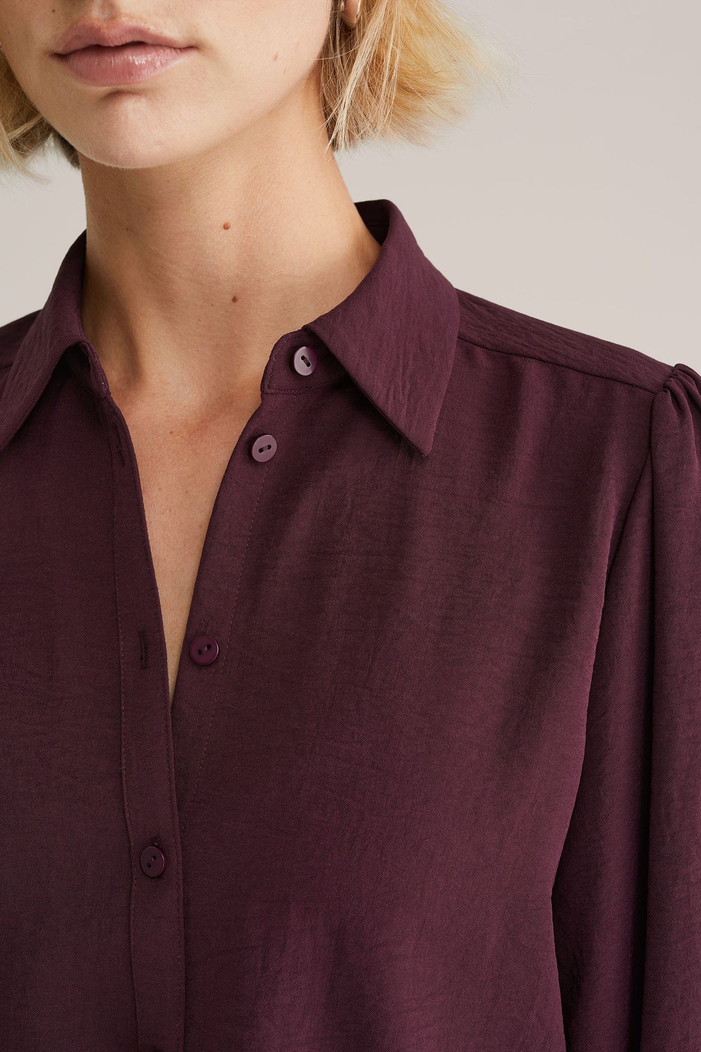 BLOUSE BURGUNDY RED 5