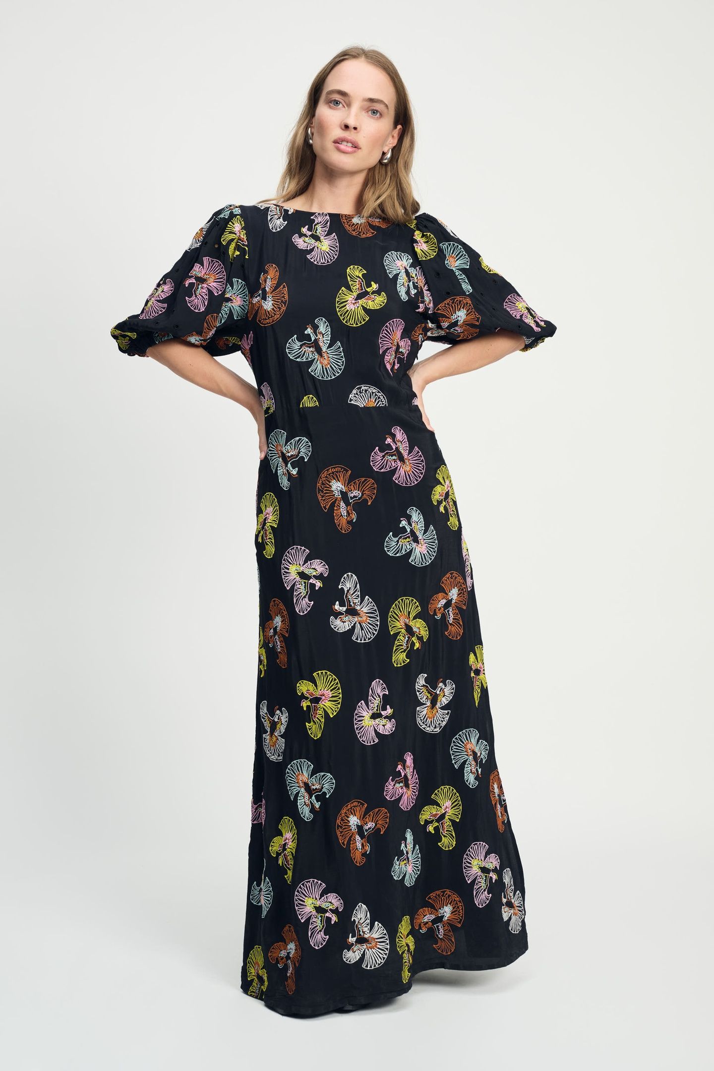 DRESS - EMBROIDERY SKY BLACK 2