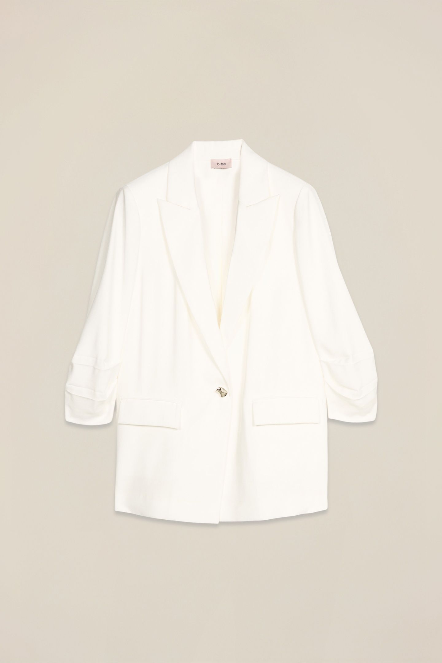 FLUID UNSTRUCTURED JACKET WHITE 3